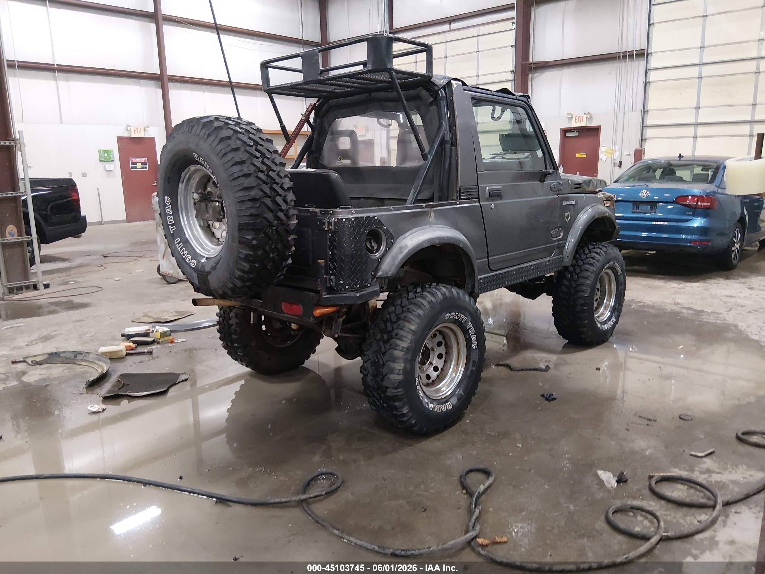 1986 Suzuki Samurai   Gray vin: JS4JC51CXG4104612