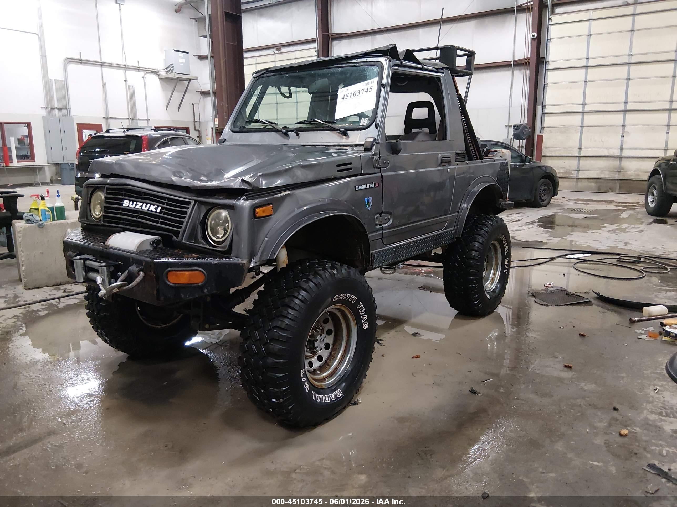 1986 Suzuki Samurai   Gray vin: JS4JC51CXG4104612