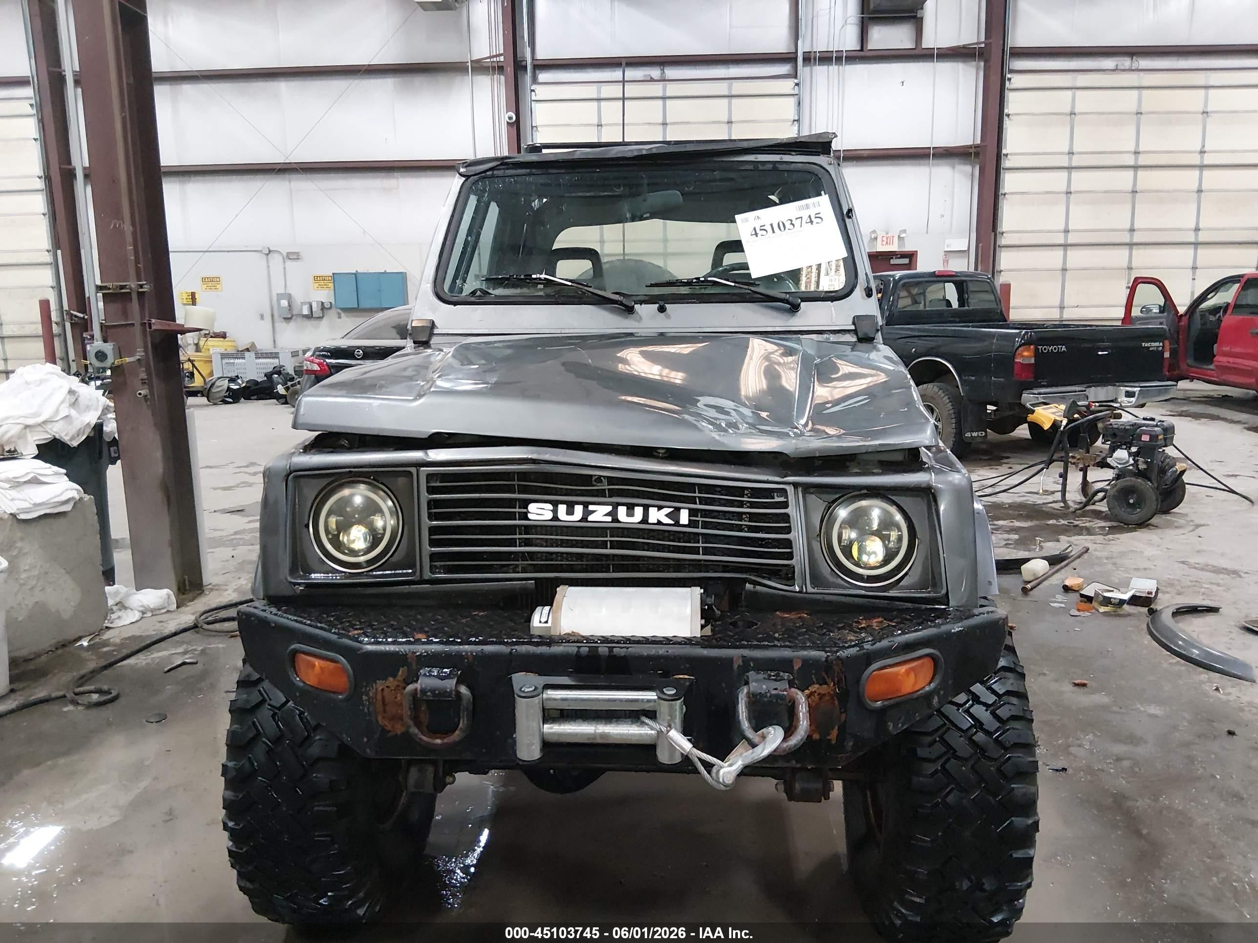 1986 Suzuki Samurai   Gray vin: JS4JC51CXG4104612