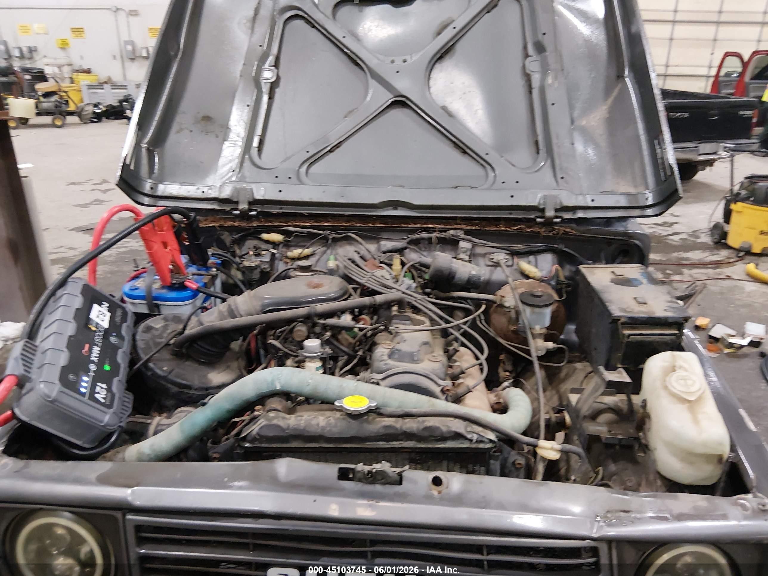 1986 Suzuki Samurai   Gray vin: JS4JC51CXG4104612