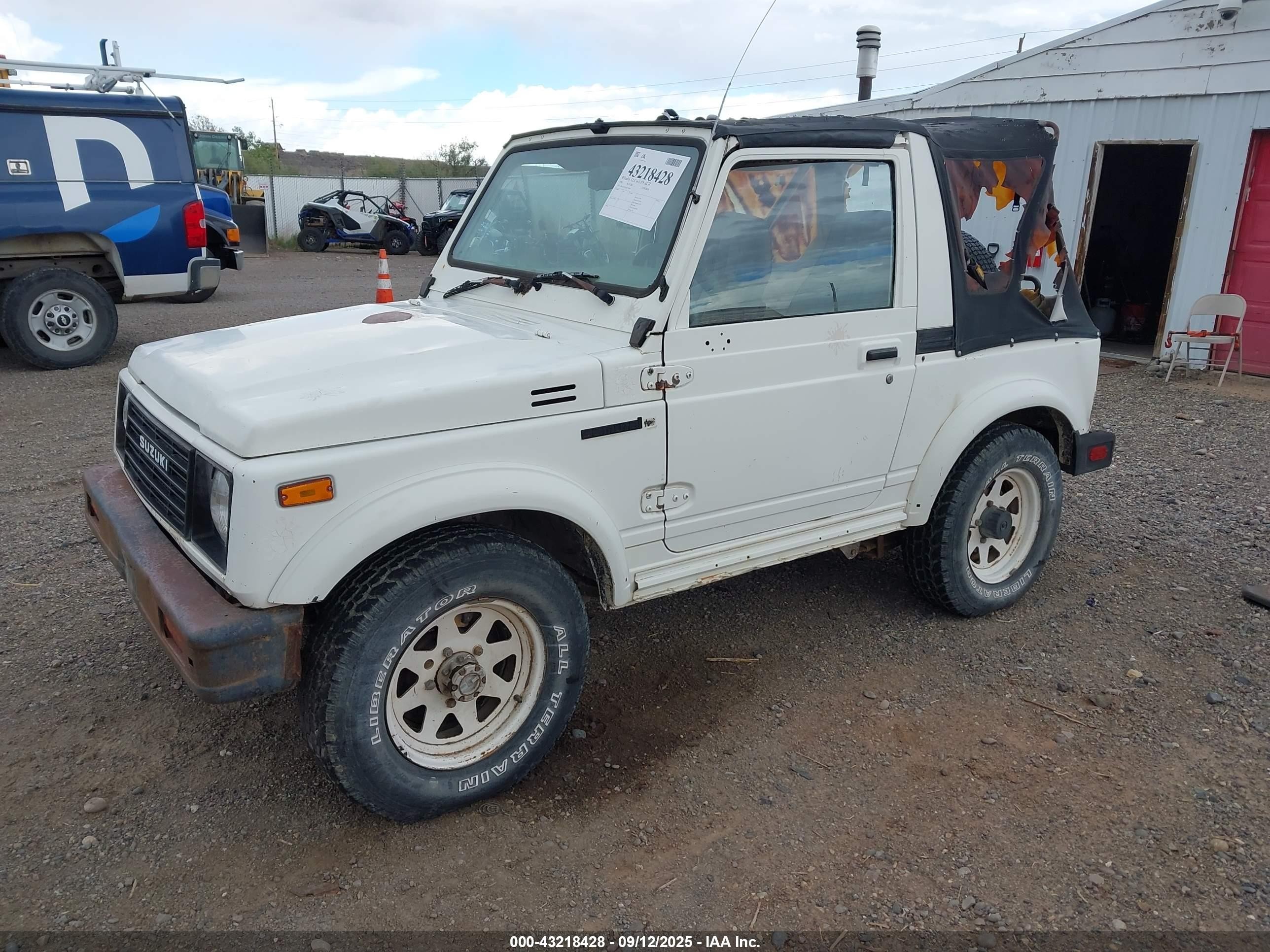 1986 Suzuki Samurai   White vin: JS4JC51CXG4110989