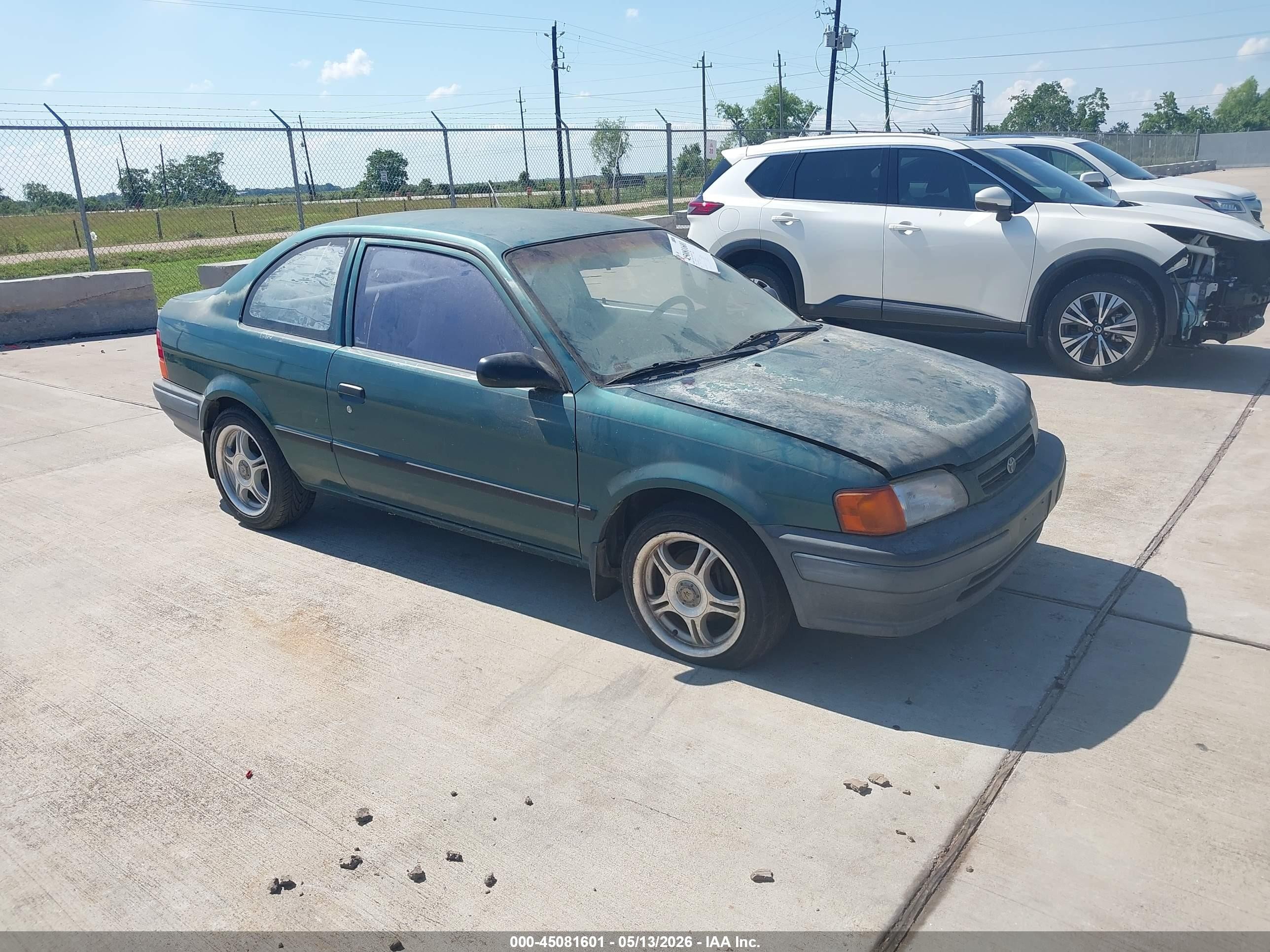 1996 Toyota Tercel Std/dx Green vin: JT2AC52L0T0160215