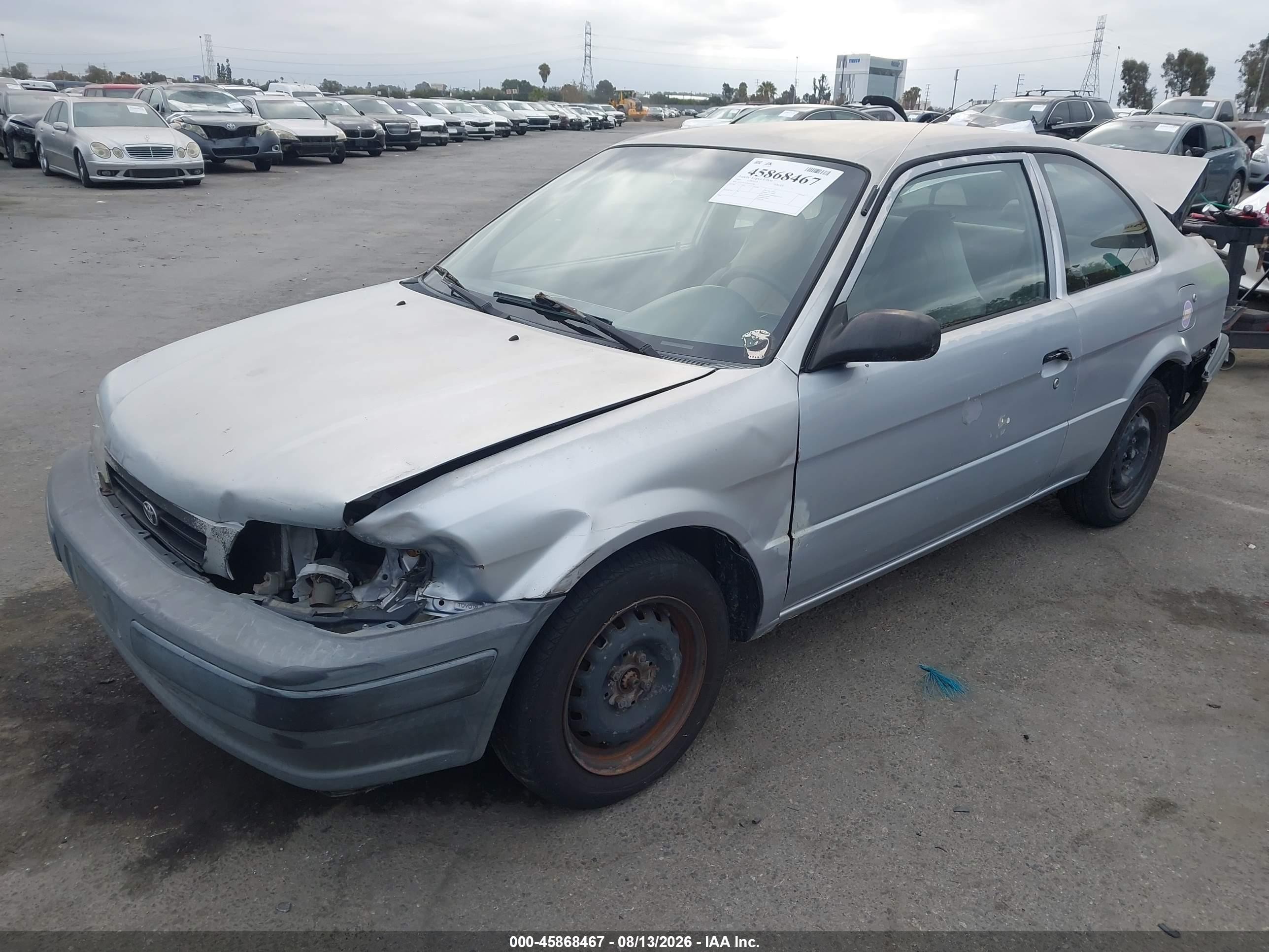 1997 Toyota Tercel Ce Серебряный vin: JT2AC52L1V0215306