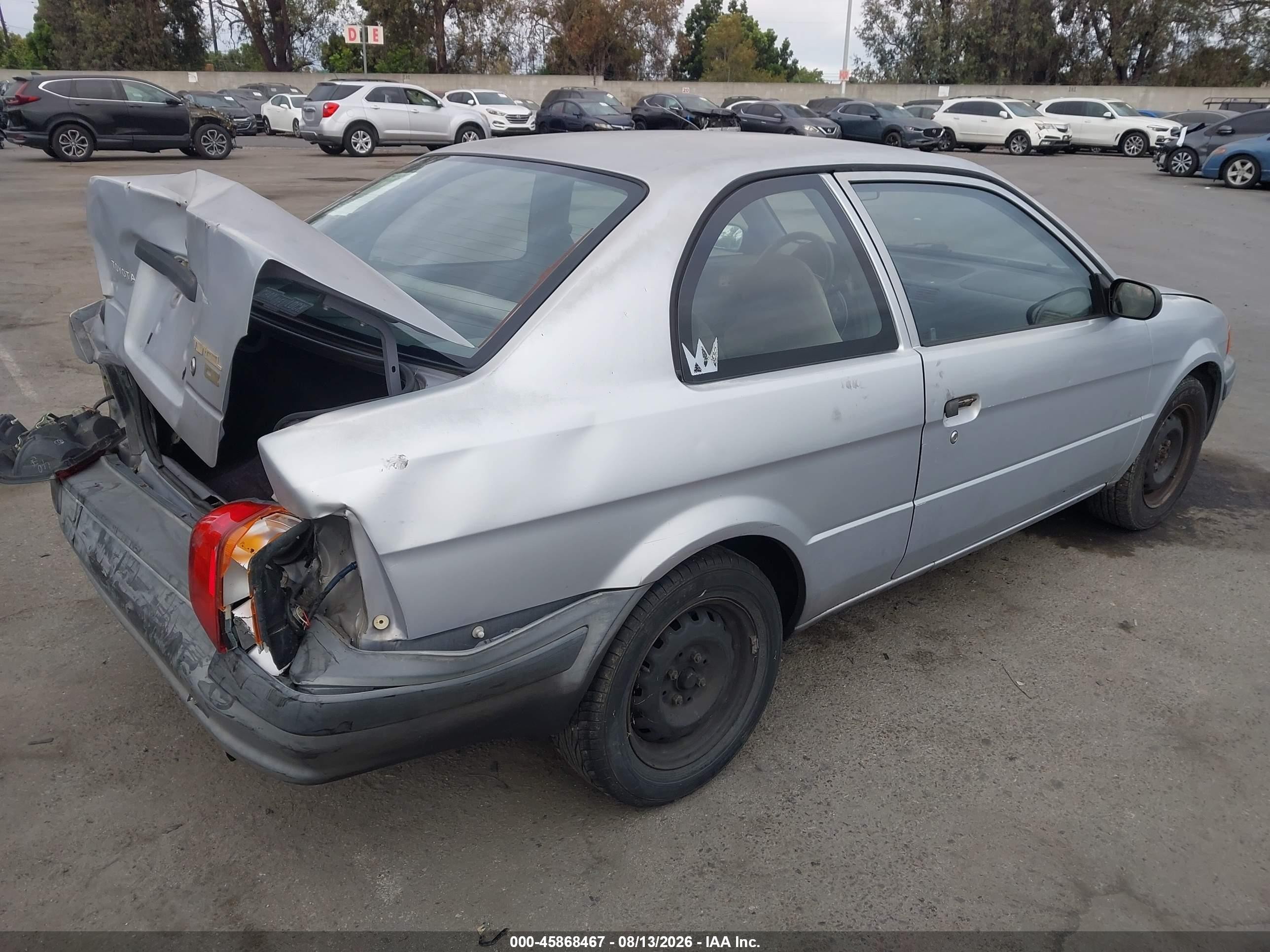 1997 Toyota Tercel Ce Серебряный vin: JT2AC52L1V0215306