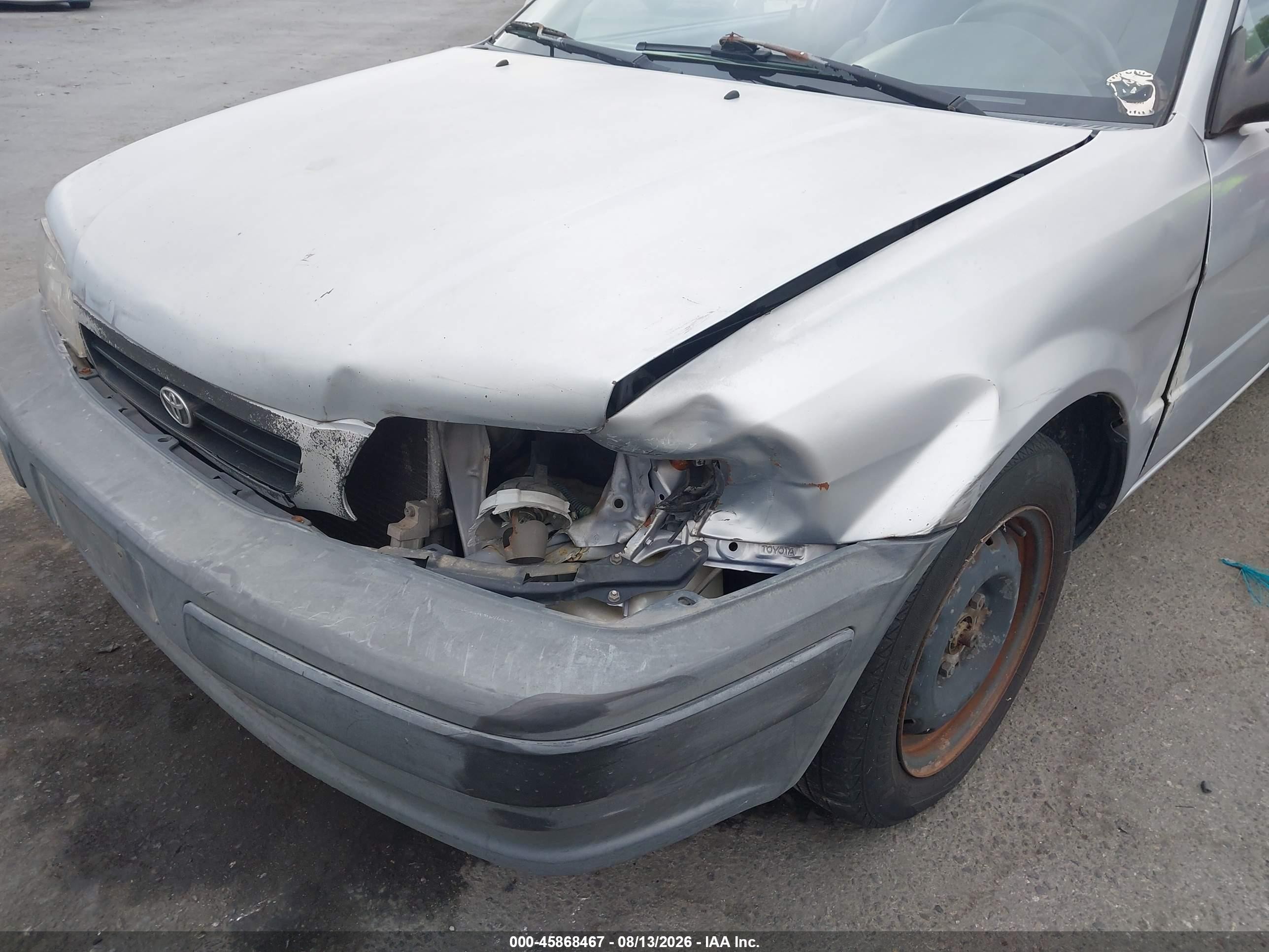 1997 Toyota Tercel Ce Серебряный vin: JT2AC52L1V0215306