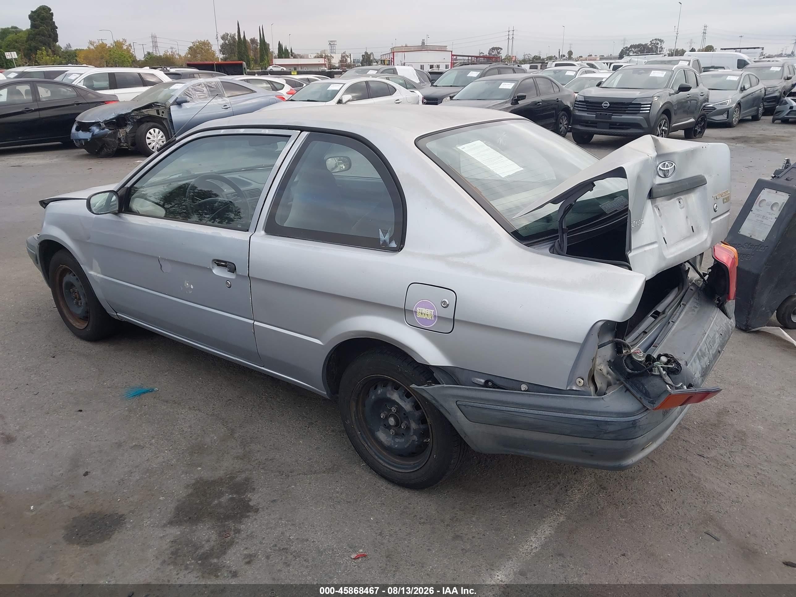 1997 Toyota Tercel Ce Серебряный vin: JT2AC52L1V0215306