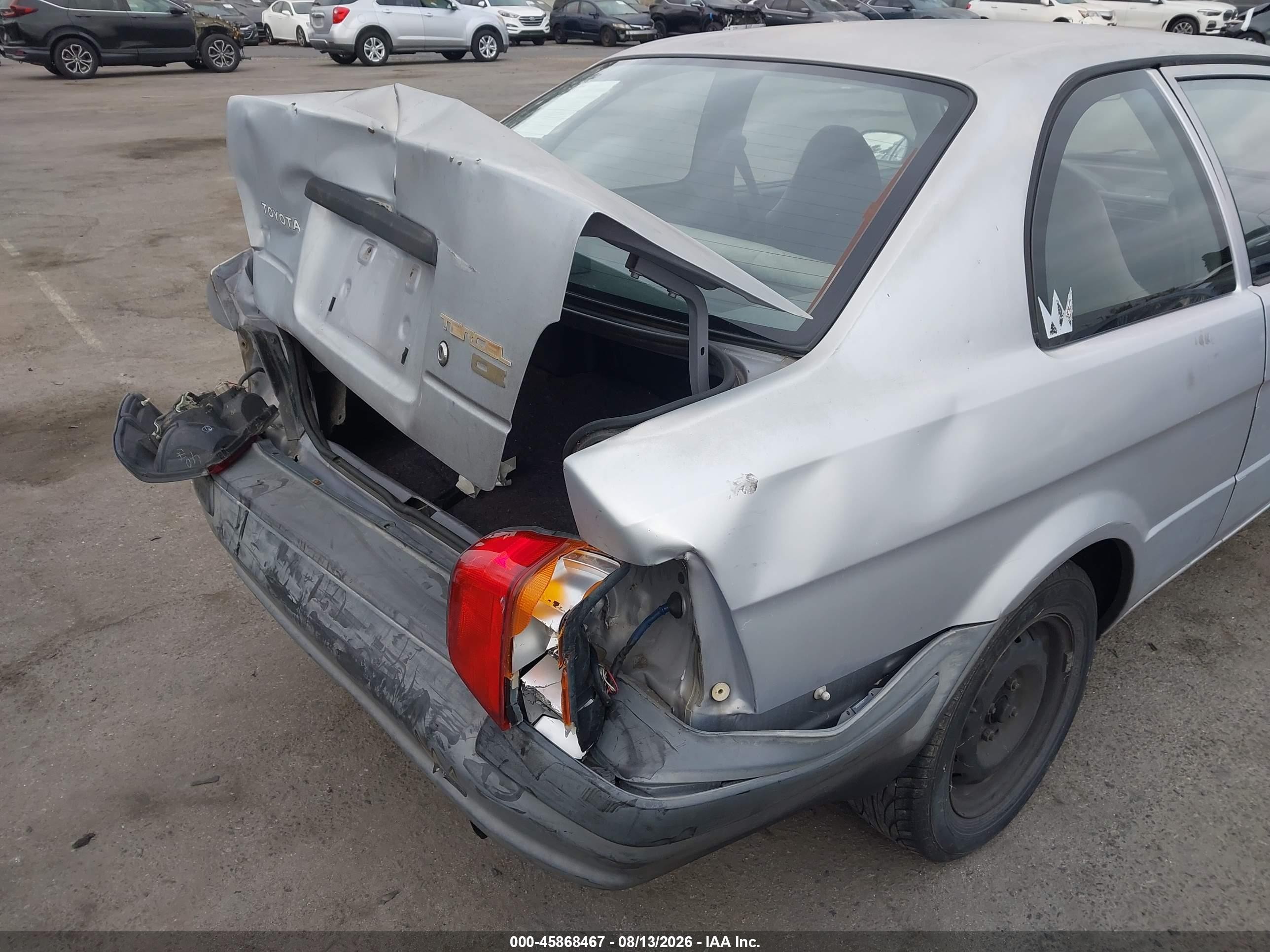 1997 Toyota Tercel Ce Серебряный vin: JT2AC52L1V0215306