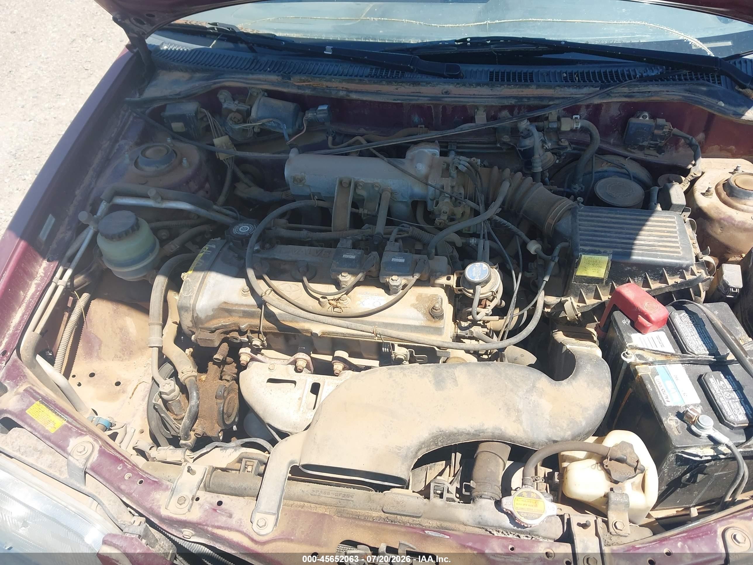 1996 Toyota Tercel Std/dx Red vin: JT2AC52L3T0141058