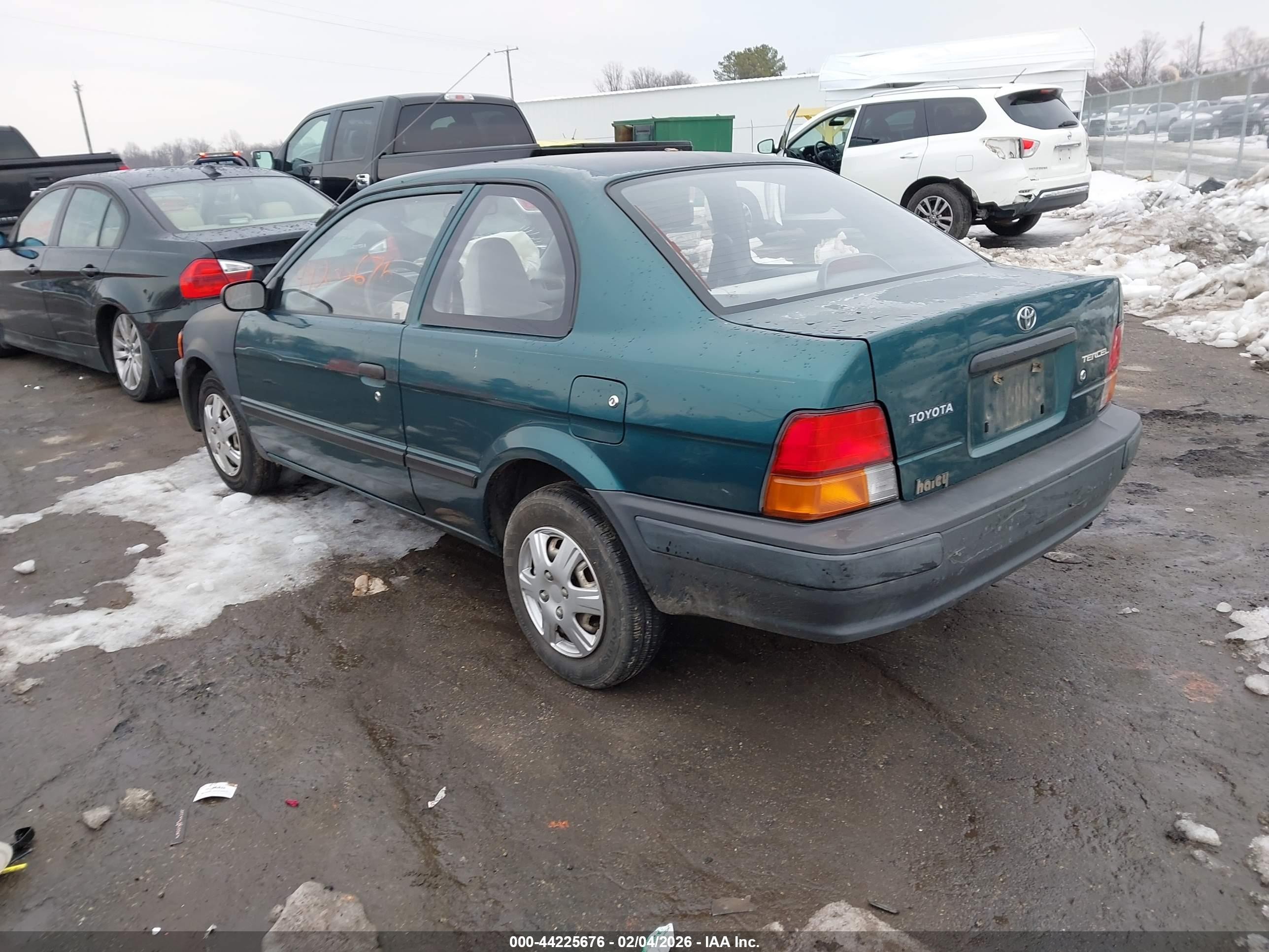 1996 Toyota Tercel Std/dx Green vin: JT2AC52L5T0133091
