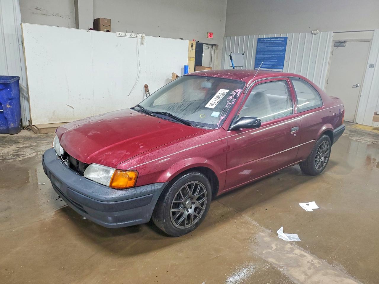 1996 Toyota Tercel Base Maroon vin: JT2AC52L5T0189614