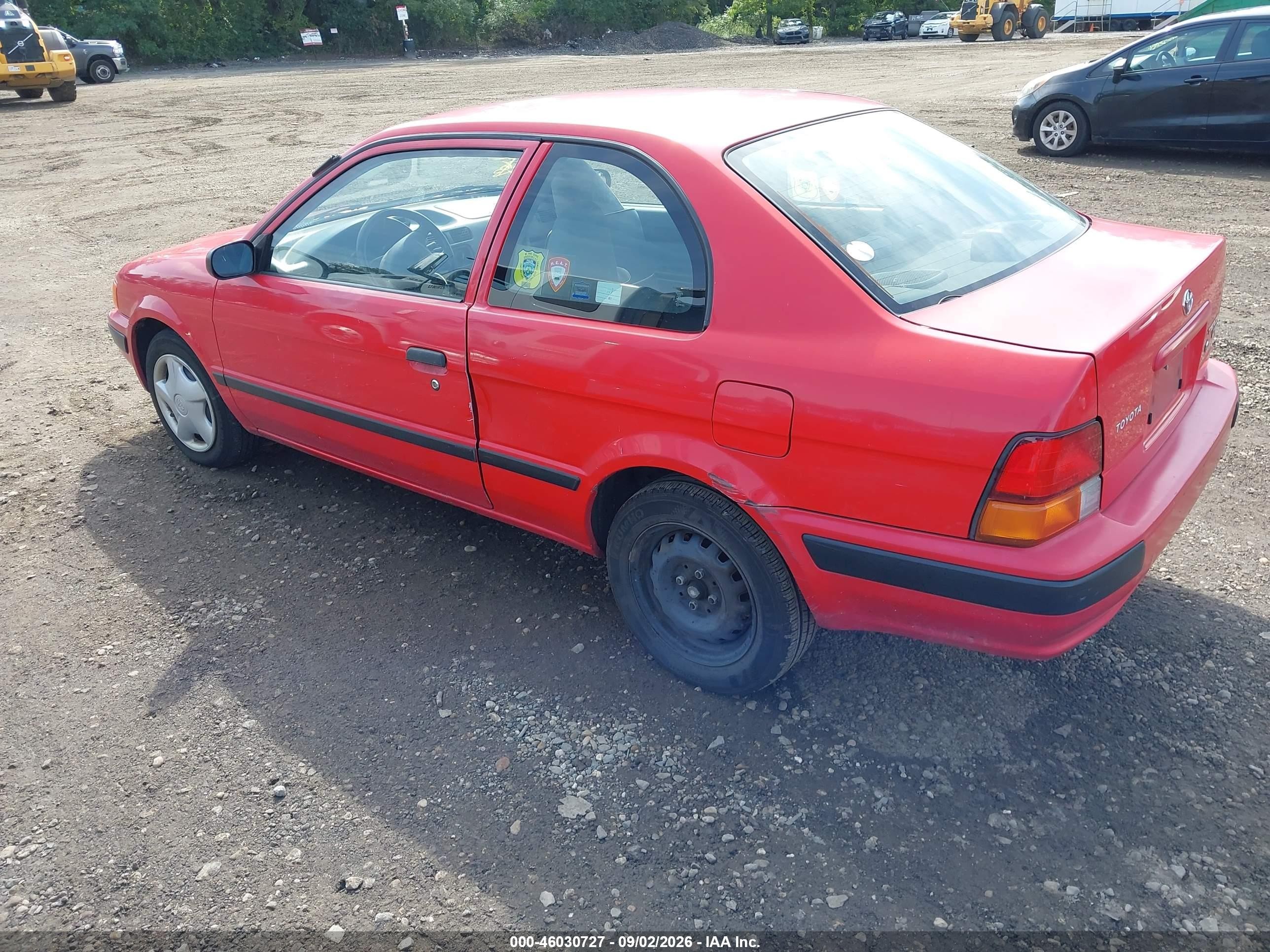 1997 Toyota Tercel Ce Красный vin: JT2AC52L5V0241780