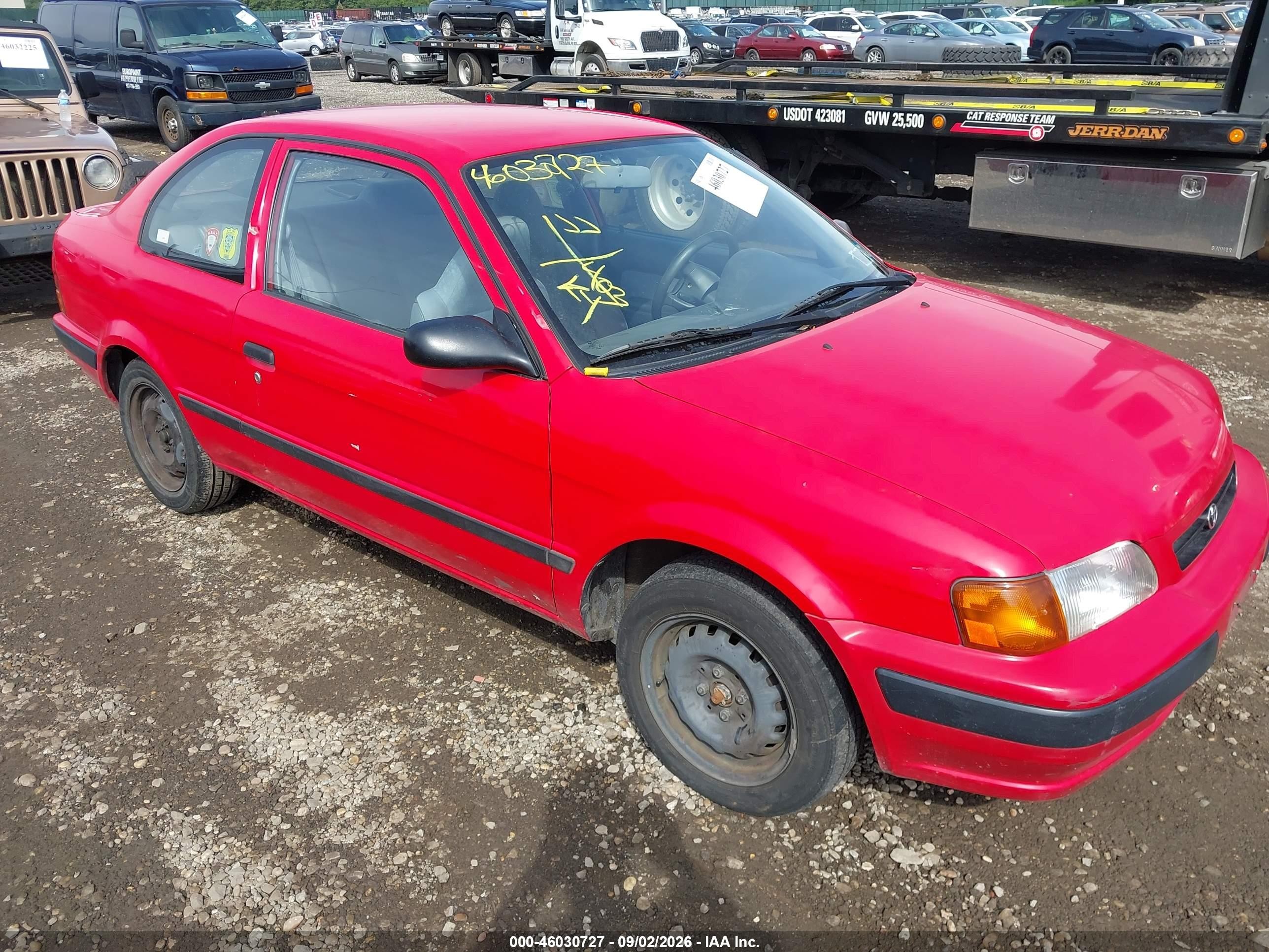 1997 Toyota Tercel Ce Красный vin: JT2AC52L5V0241780