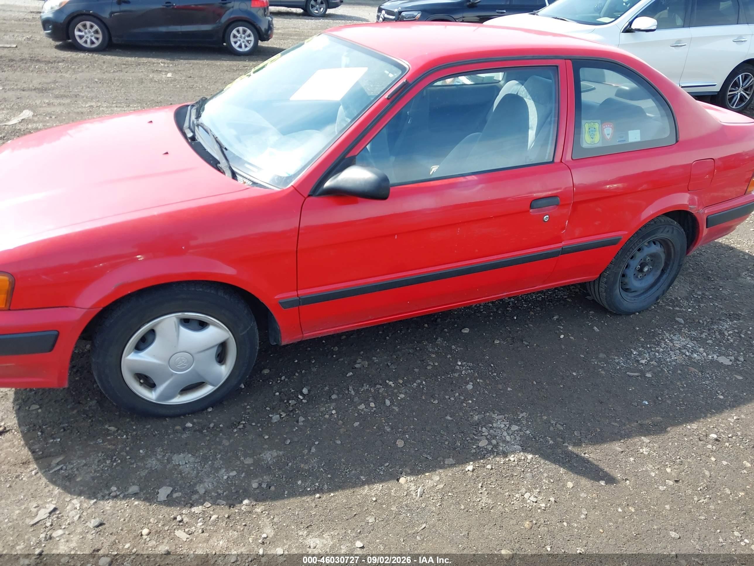 1997 Toyota Tercel Ce Красный vin: JT2AC52L5V0241780