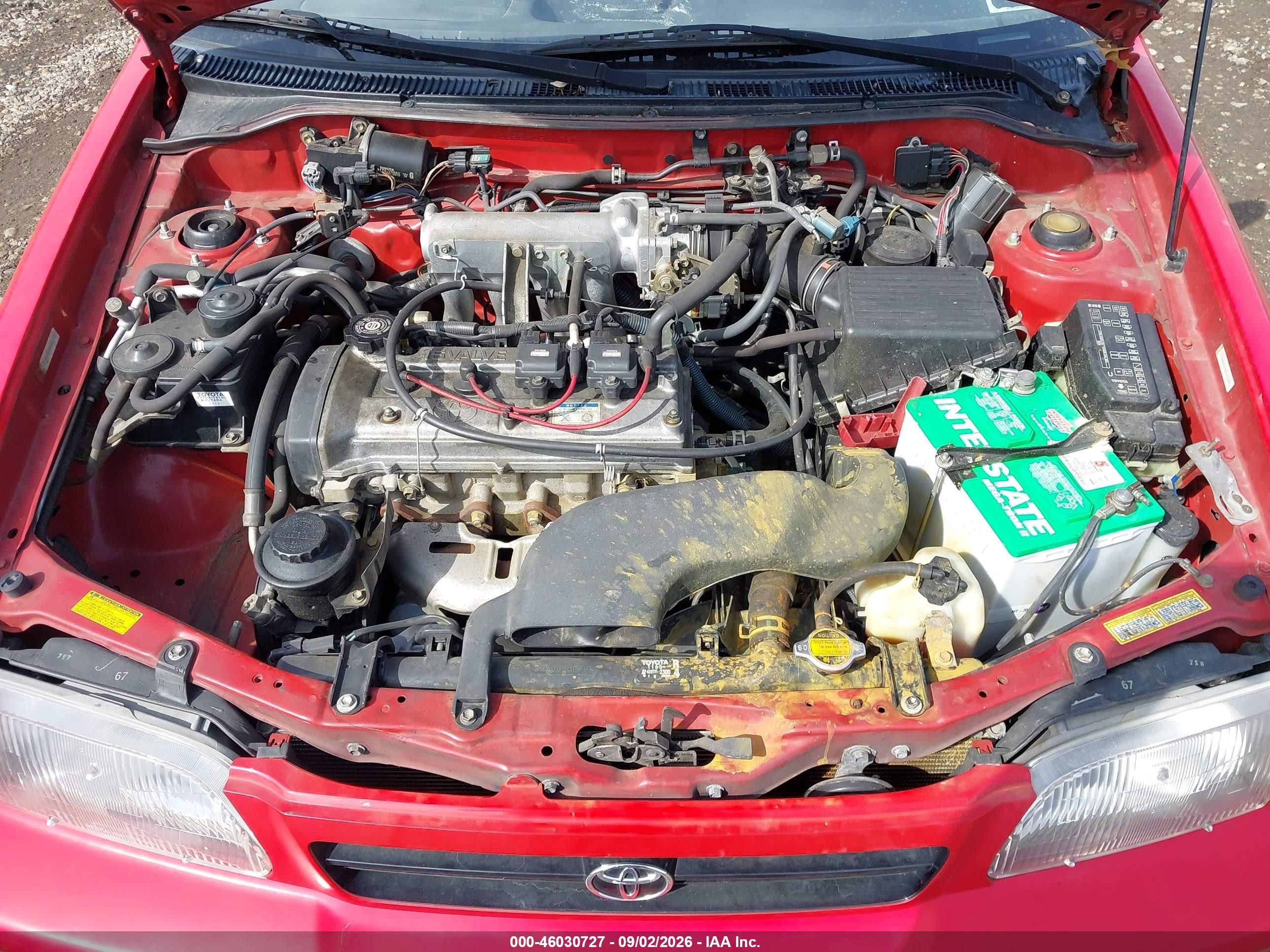 1997 Toyota Tercel Ce Красный vin: JT2AC52L5V0241780