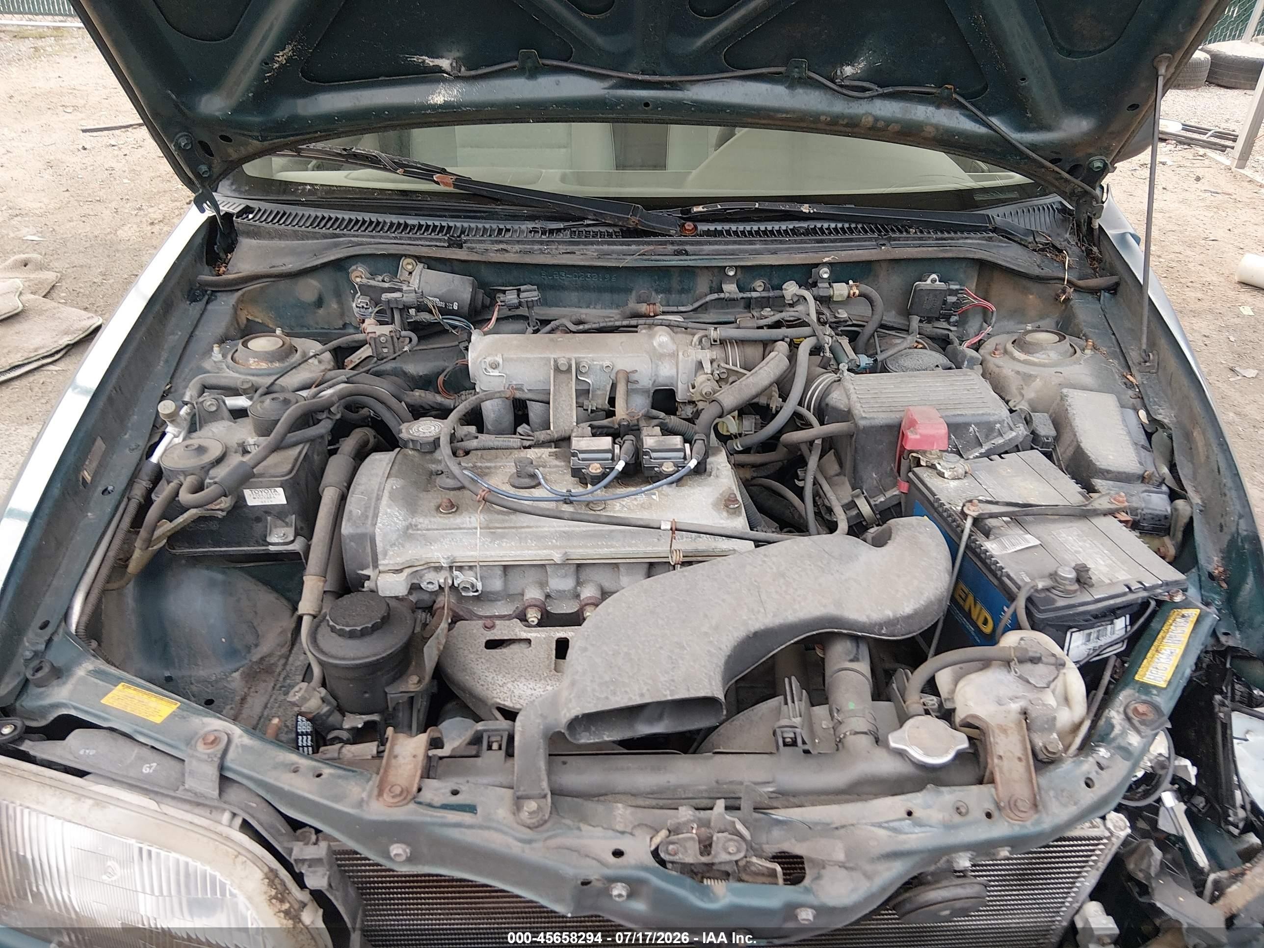 1997 Toyota Tercel Ce Green vin: JT2AC52L6V0232196
