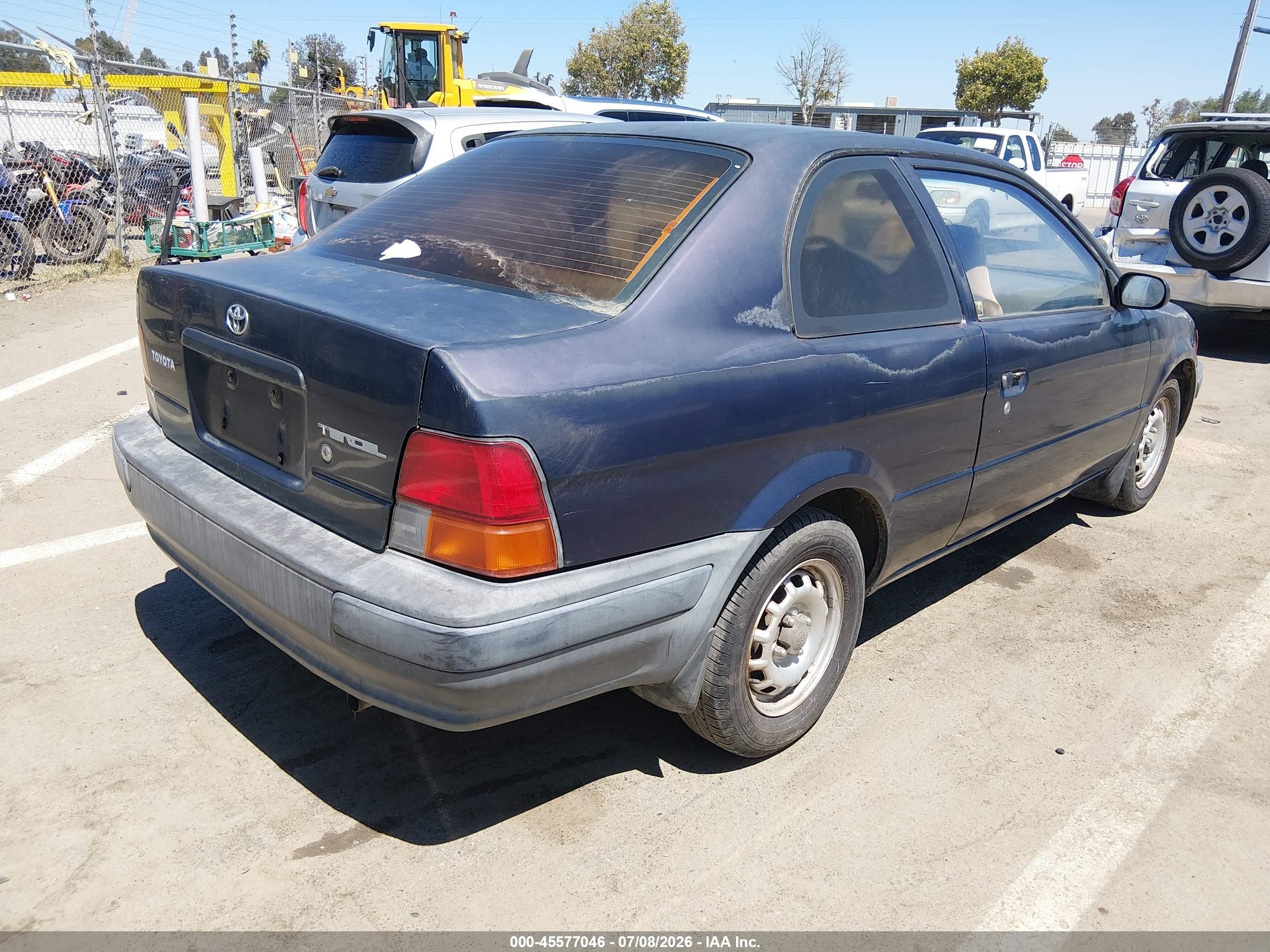 1996 Toyota Tercel Std/dx Dark Blue vin: JT2AC52L7T0189811