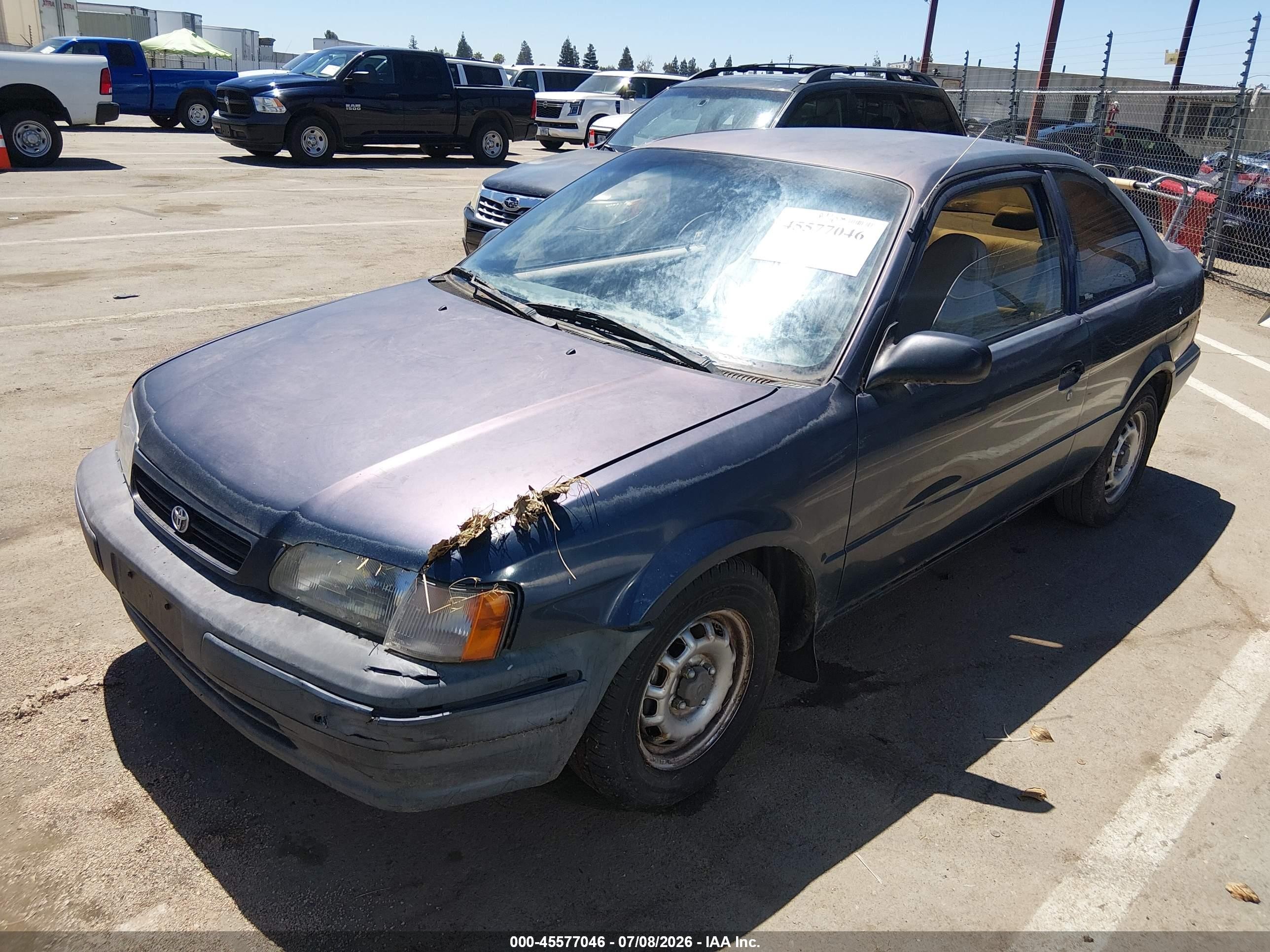1996 Toyota Tercel Std/dx Dark Blue vin: JT2AC52L7T0189811