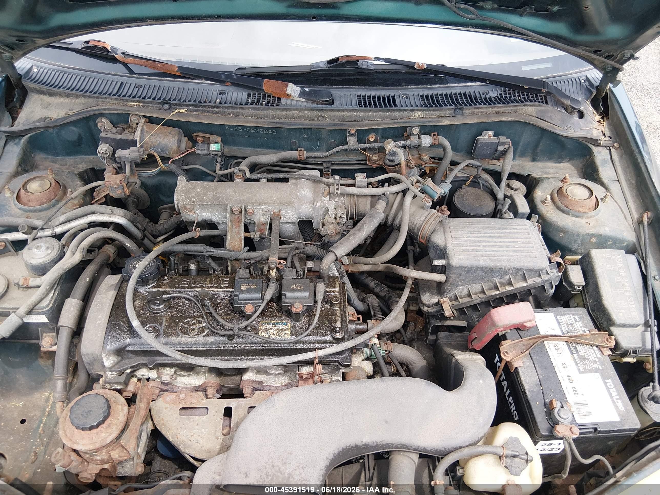 1997 Toyota Tercel Ce Зеленый vin: JT2AC52L7V0223040