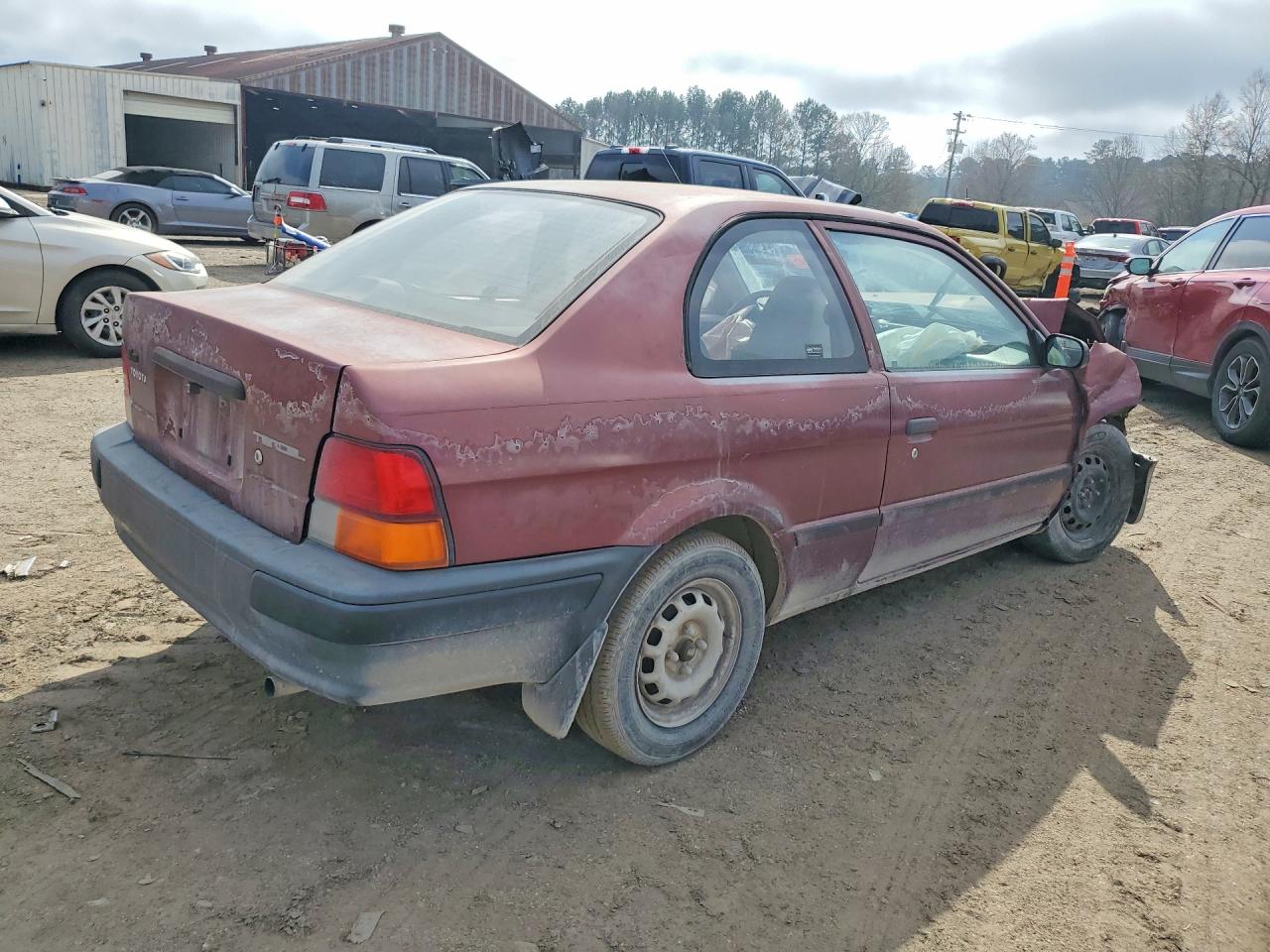 1996 Toyota Tercel Std Red vin: JT2AC52L8T0184150