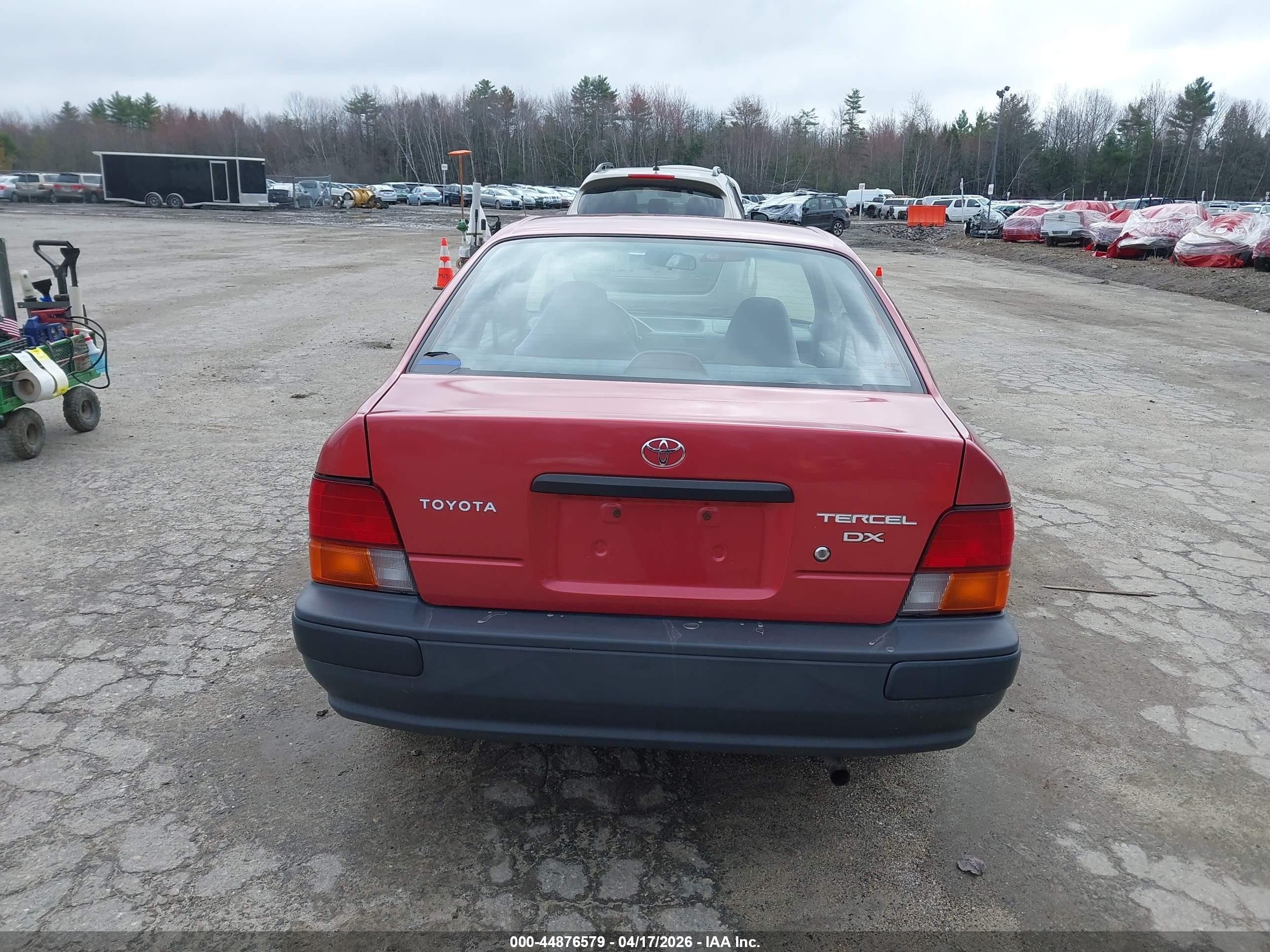 1997 Toyota Tercel Ce Красный vin: JT2AC52L9V0217076