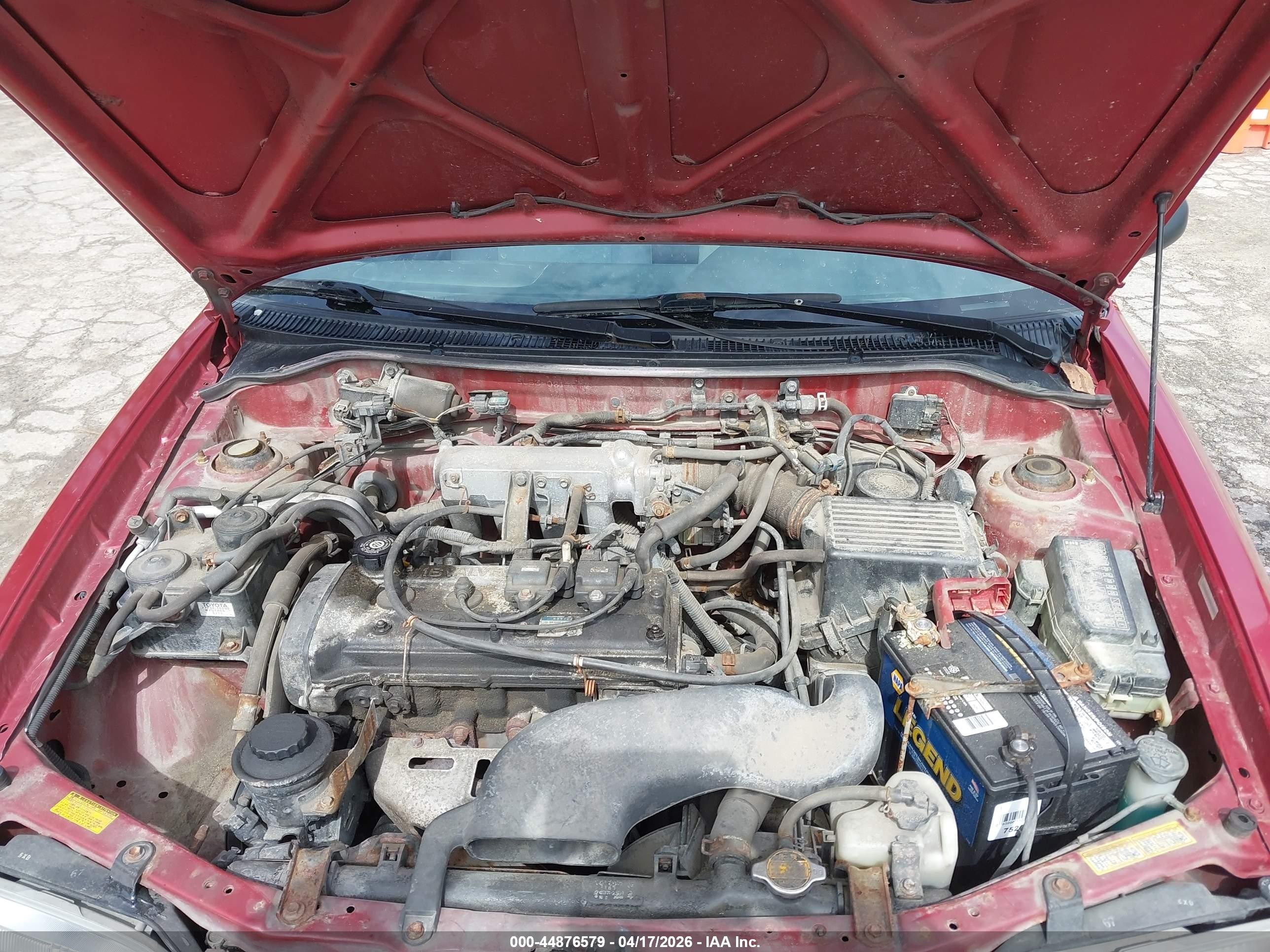 1997 Toyota Tercel Ce Красный vin: JT2AC52L9V0217076