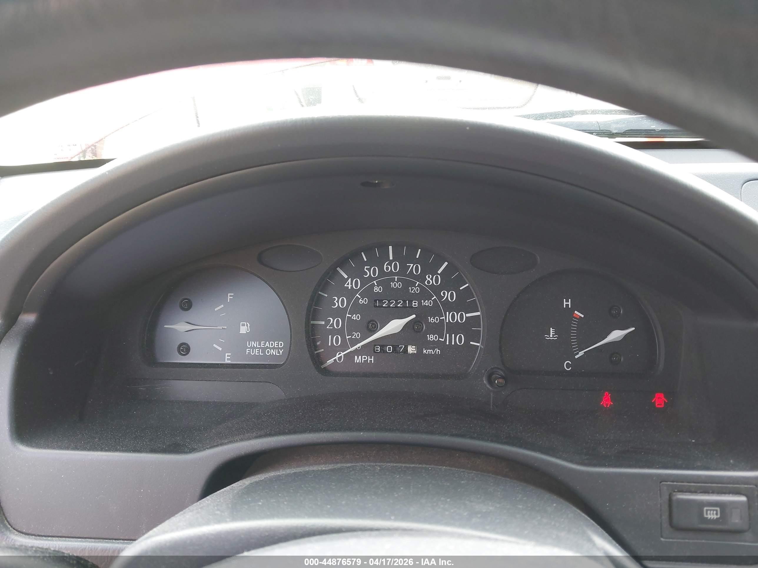 1997 Toyota Tercel Ce Красный vin: JT2AC52L9V0217076