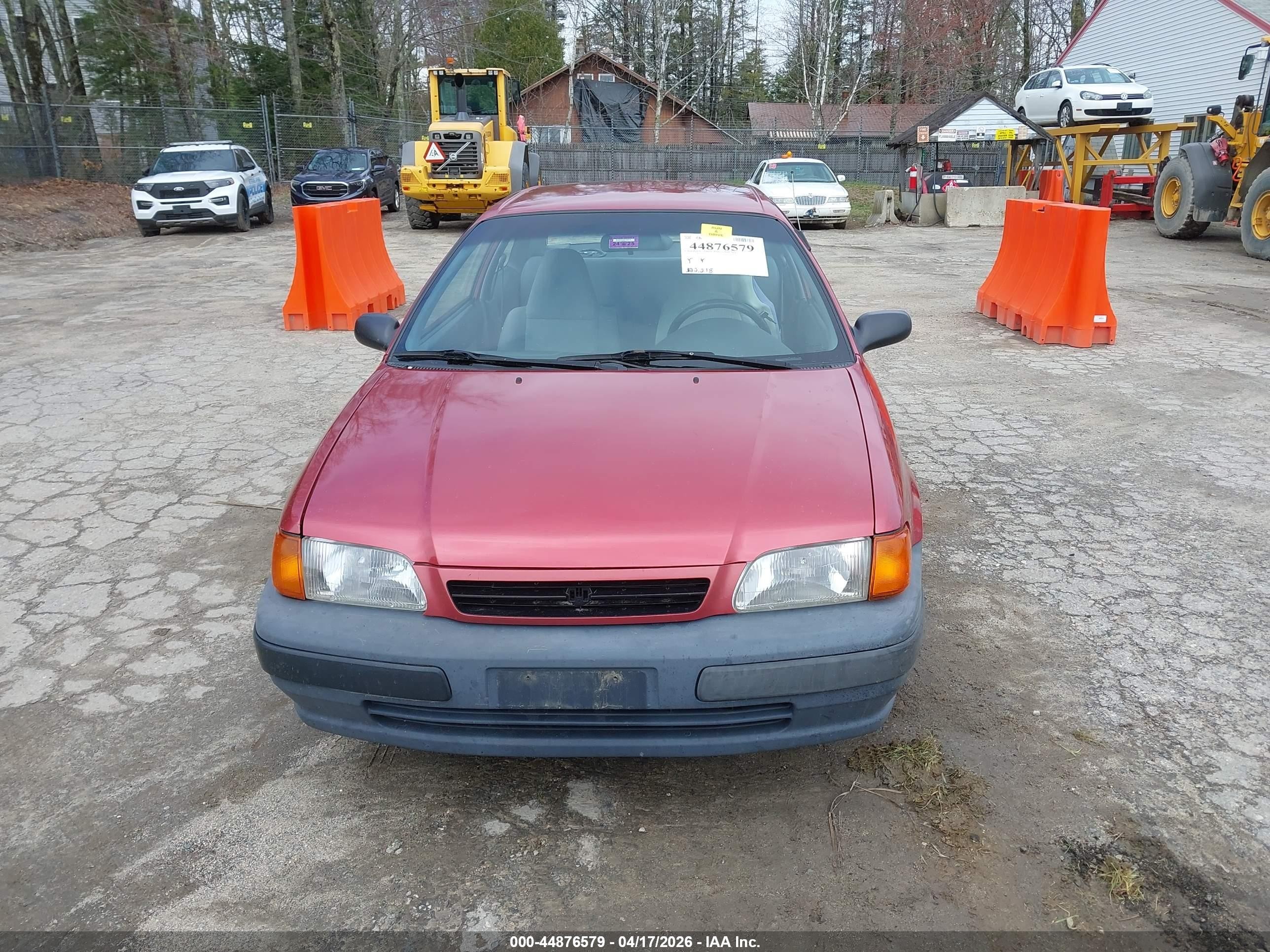 1997 Toyota Tercel Ce Красный vin: JT2AC52L9V0217076