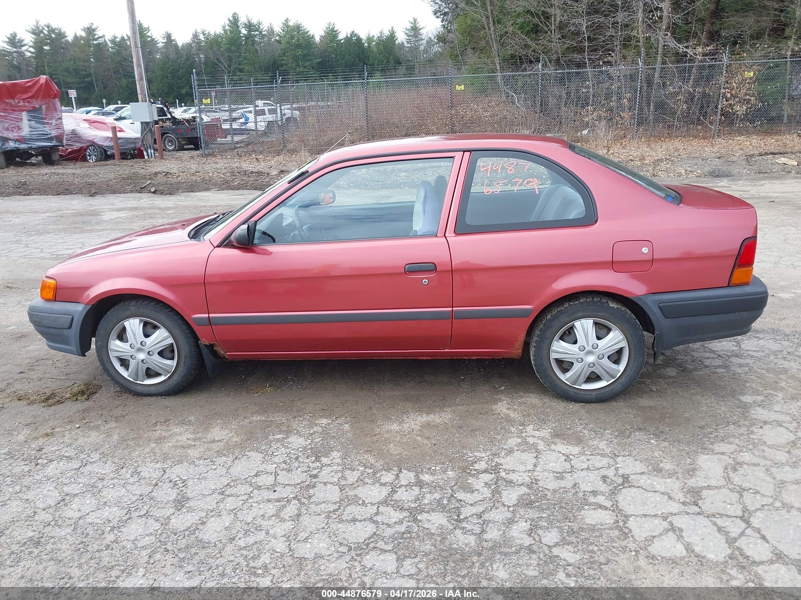 1997 Toyota Tercel Ce Красный vin: JT2AC52L9V0217076