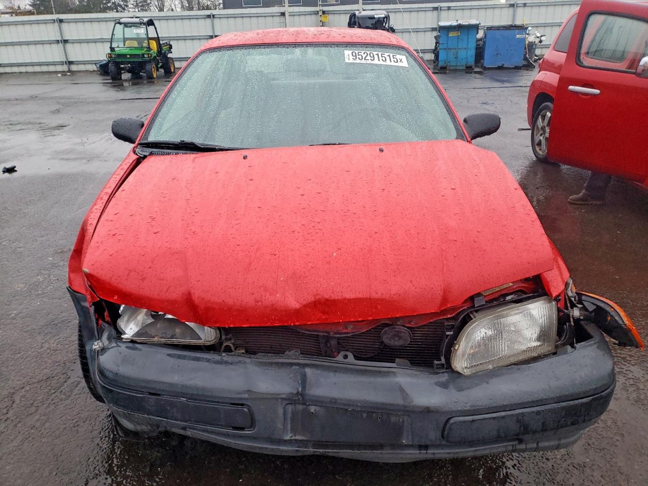 1997 Toyota Tercel Ce Red vin: JT2AC52LXV0223453