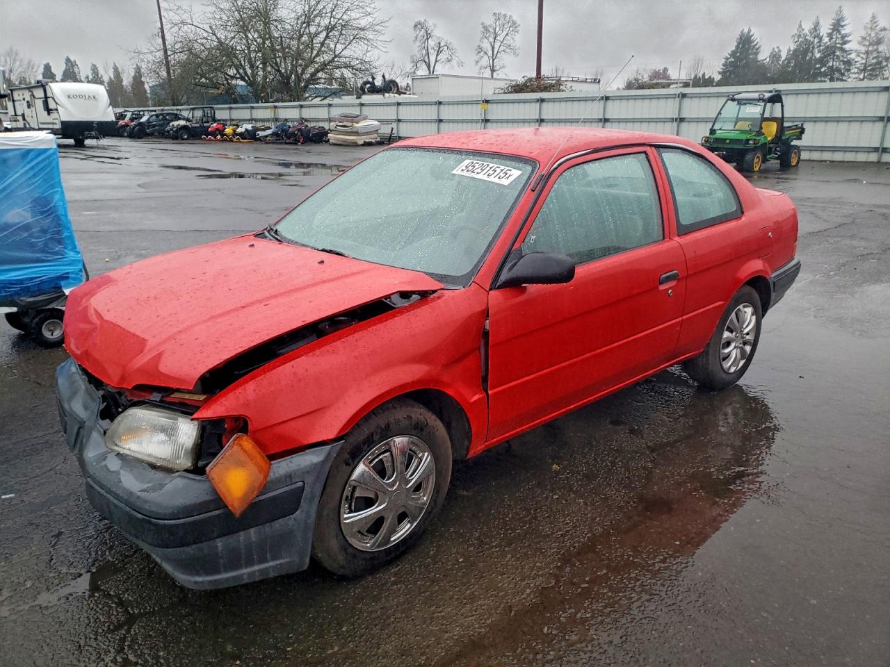 1997 Toyota Tercel Ce Red vin: JT2AC52LXV0223453