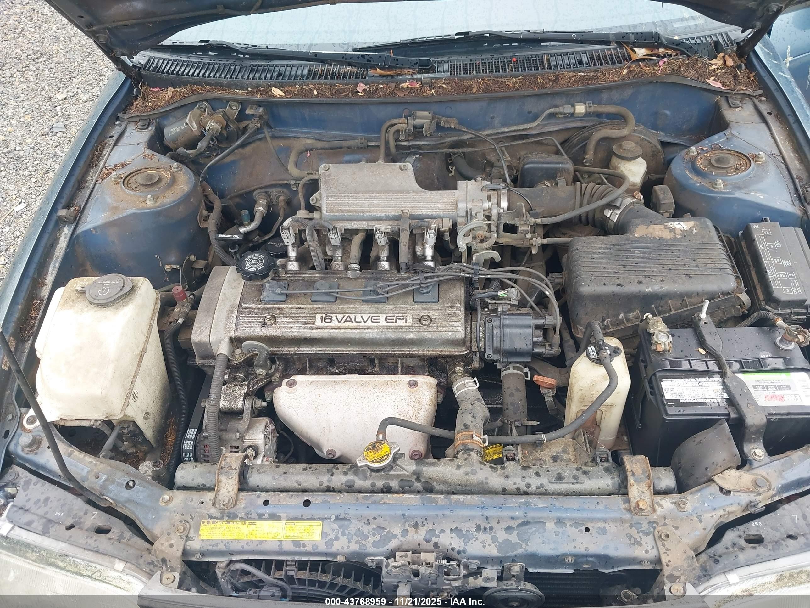 1993 Toyota Corolla   Синий vin: JT2AE04E4P0003420