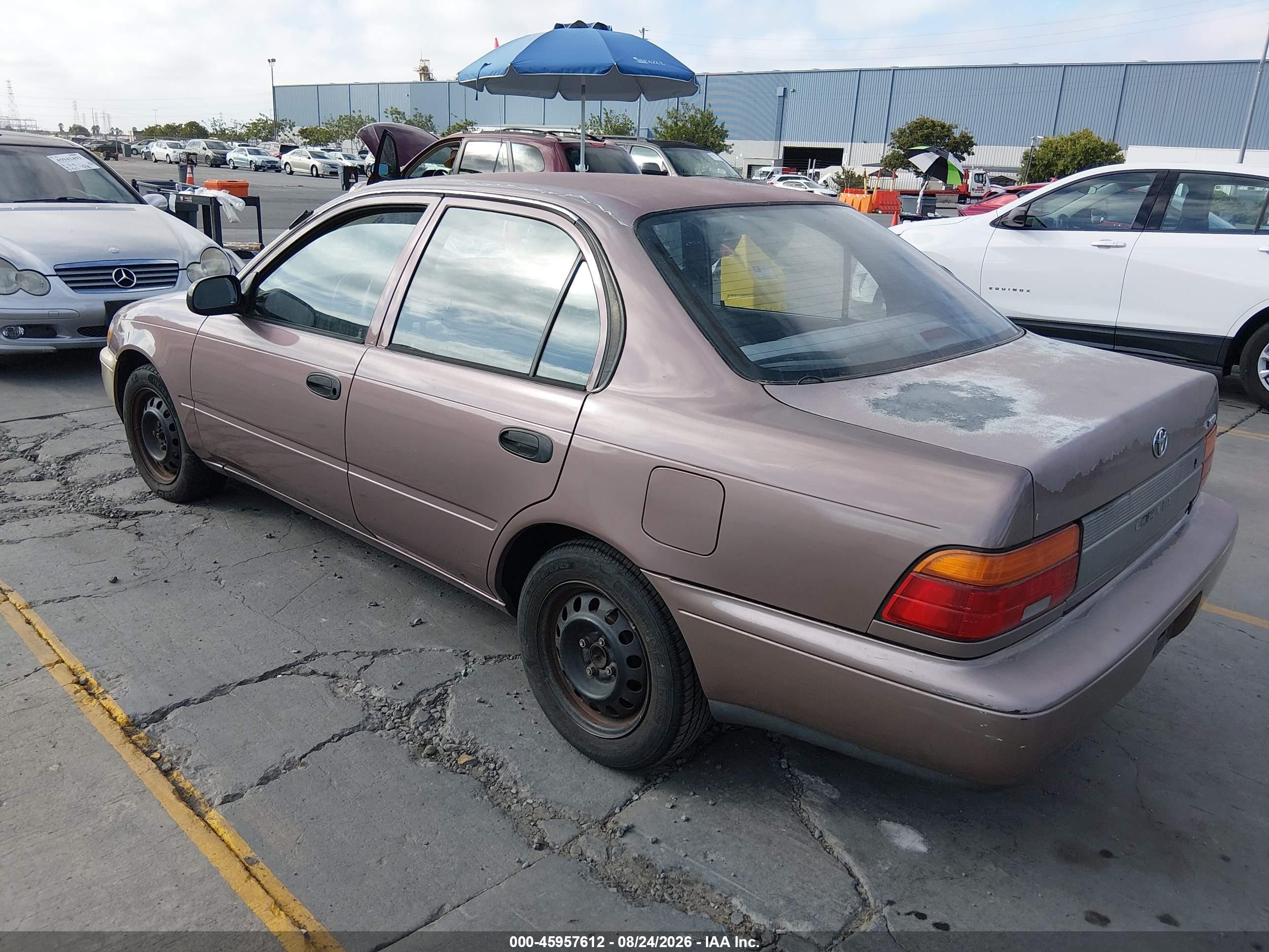 1993 Toyota Corolla   Blue vin: JT2AE04E7P0025668