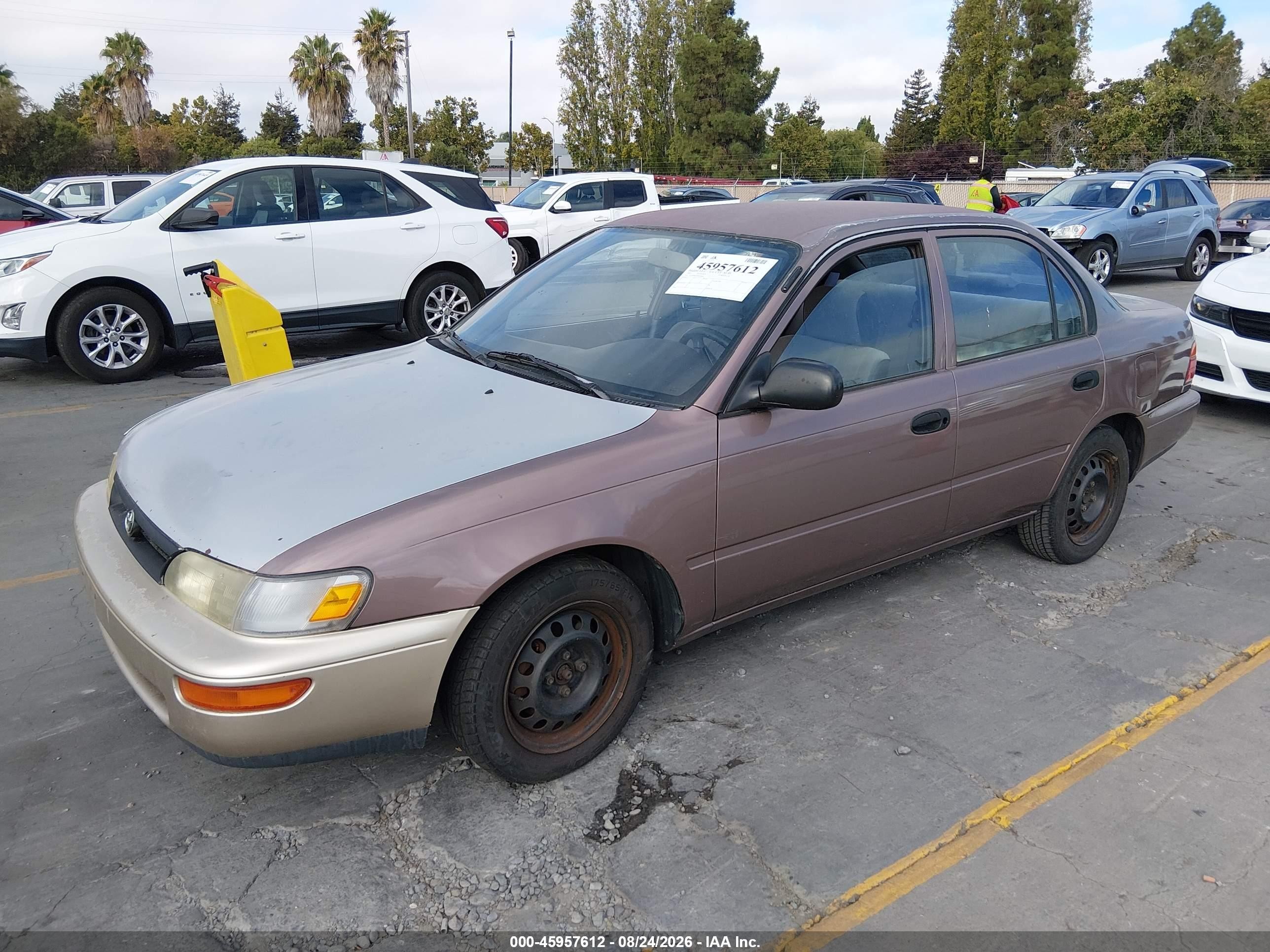 1993 Toyota Corolla   Blue vin: JT2AE04E7P0025668