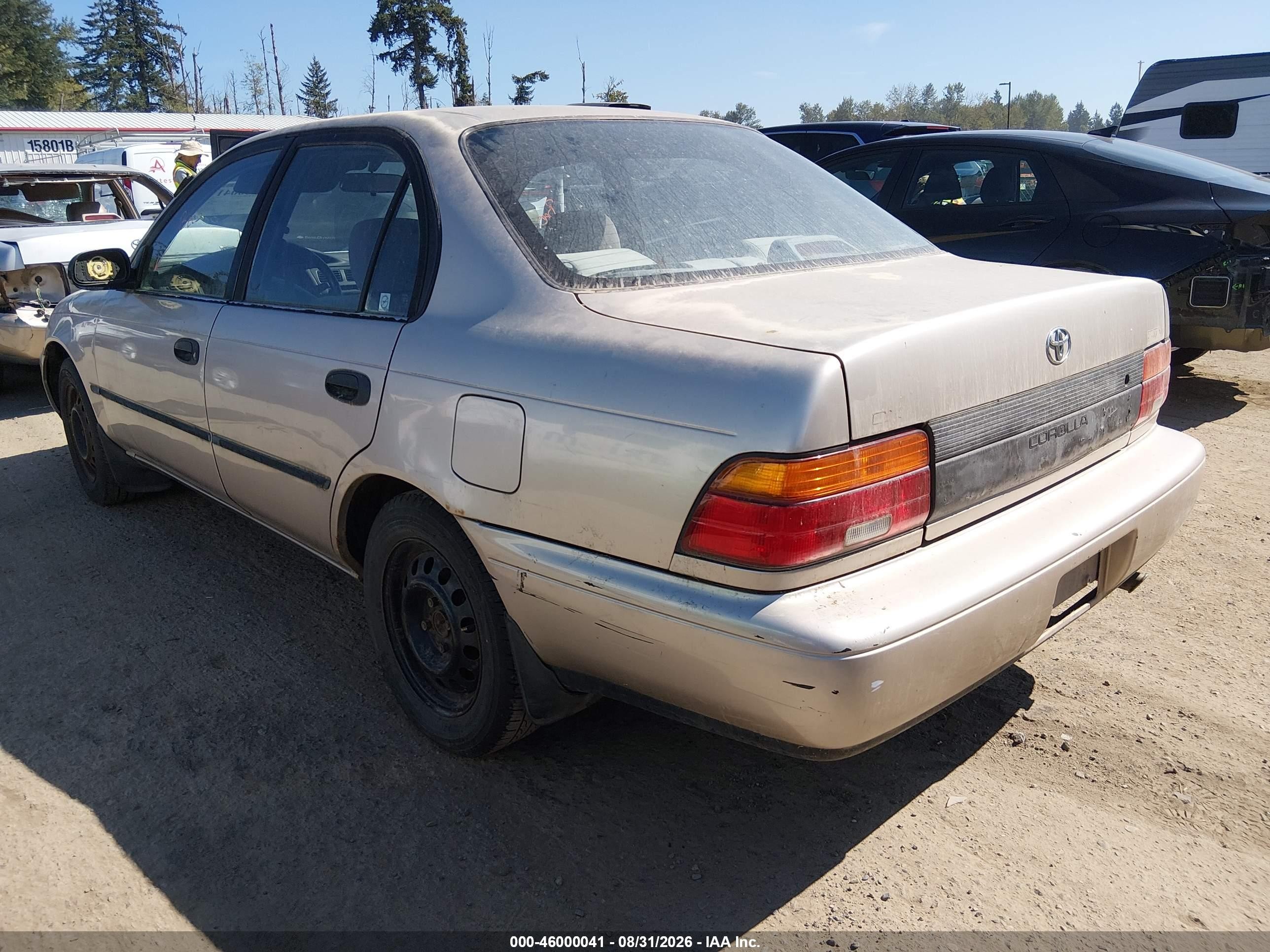 1994 Toyota Corolla Le/dx Tan vin: JT2AE09B5R0063627