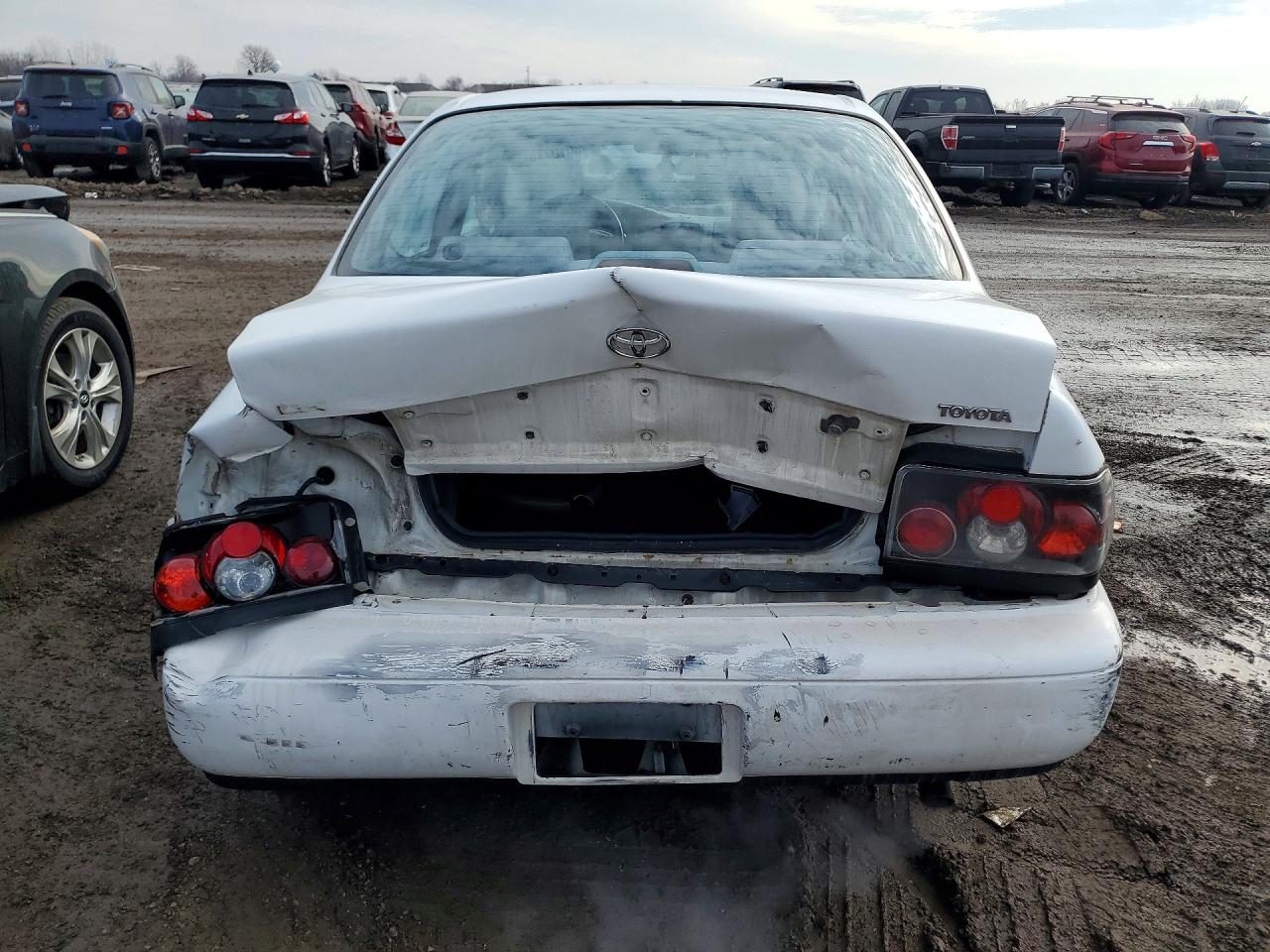1995 Toyota Corolla Dx White vin: JT2AE09B5S0083737