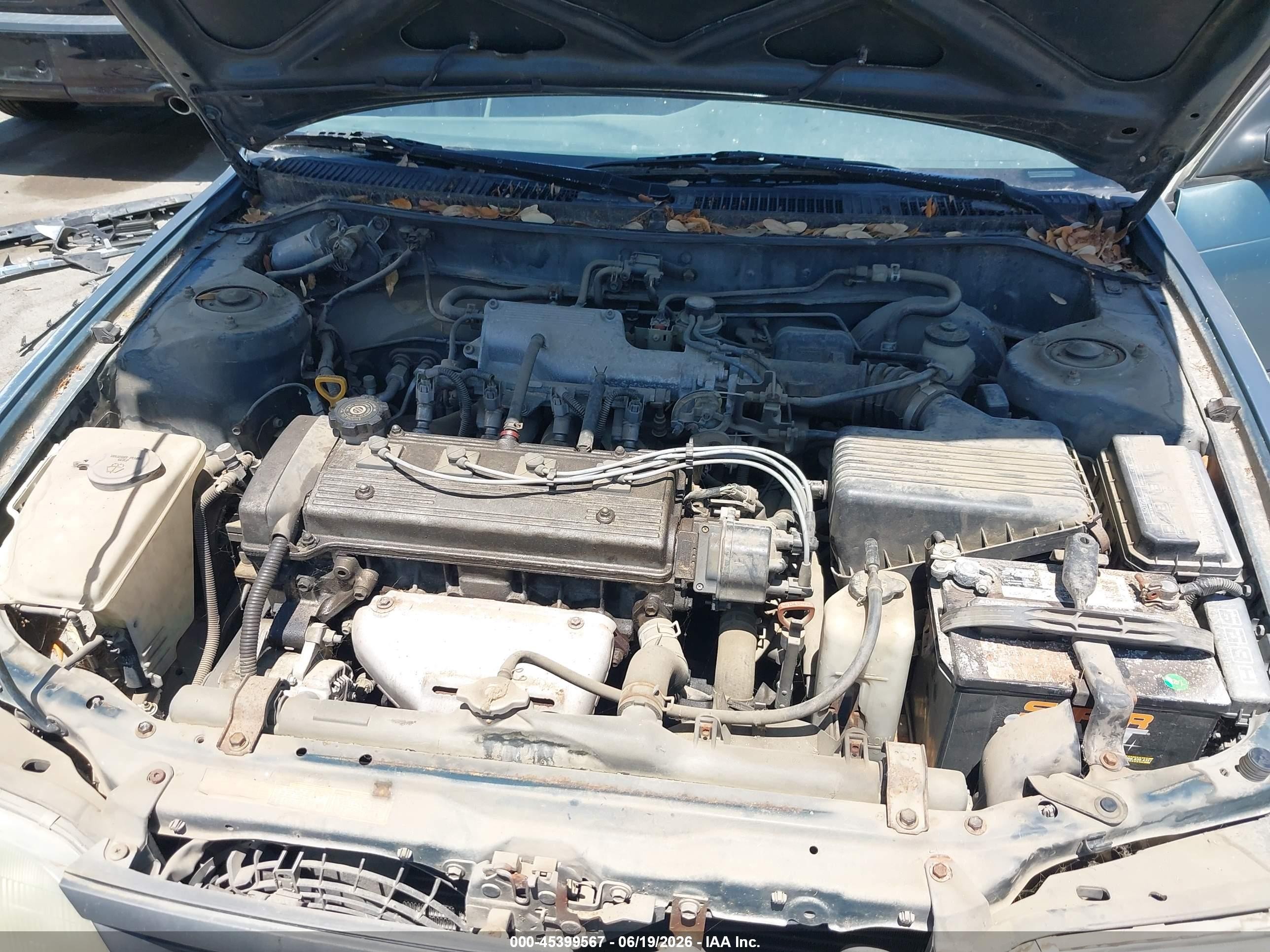 1995 Toyota Corolla Le/dx Light Blue vin: JT2AE09B9S0087175