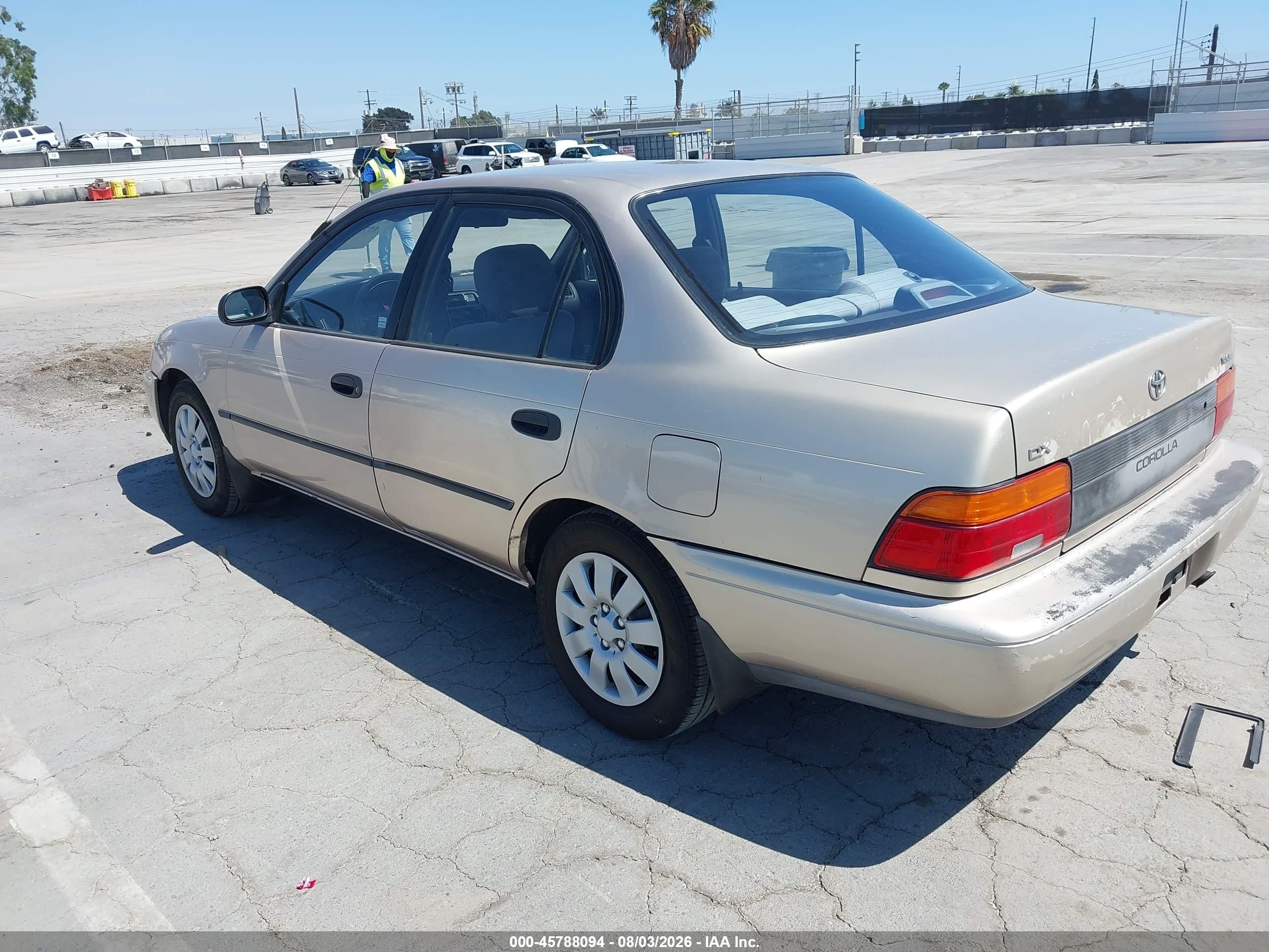 1993 Toyota Corolla Le/dx Pewter vin: JT2AE09E0P0023611