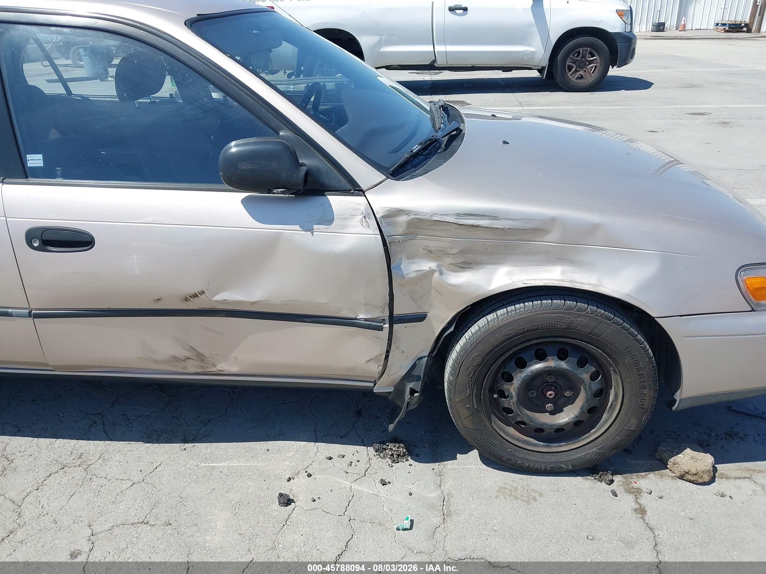 1993 Toyota Corolla Le/dx Pewter vin: JT2AE09E0P0023611