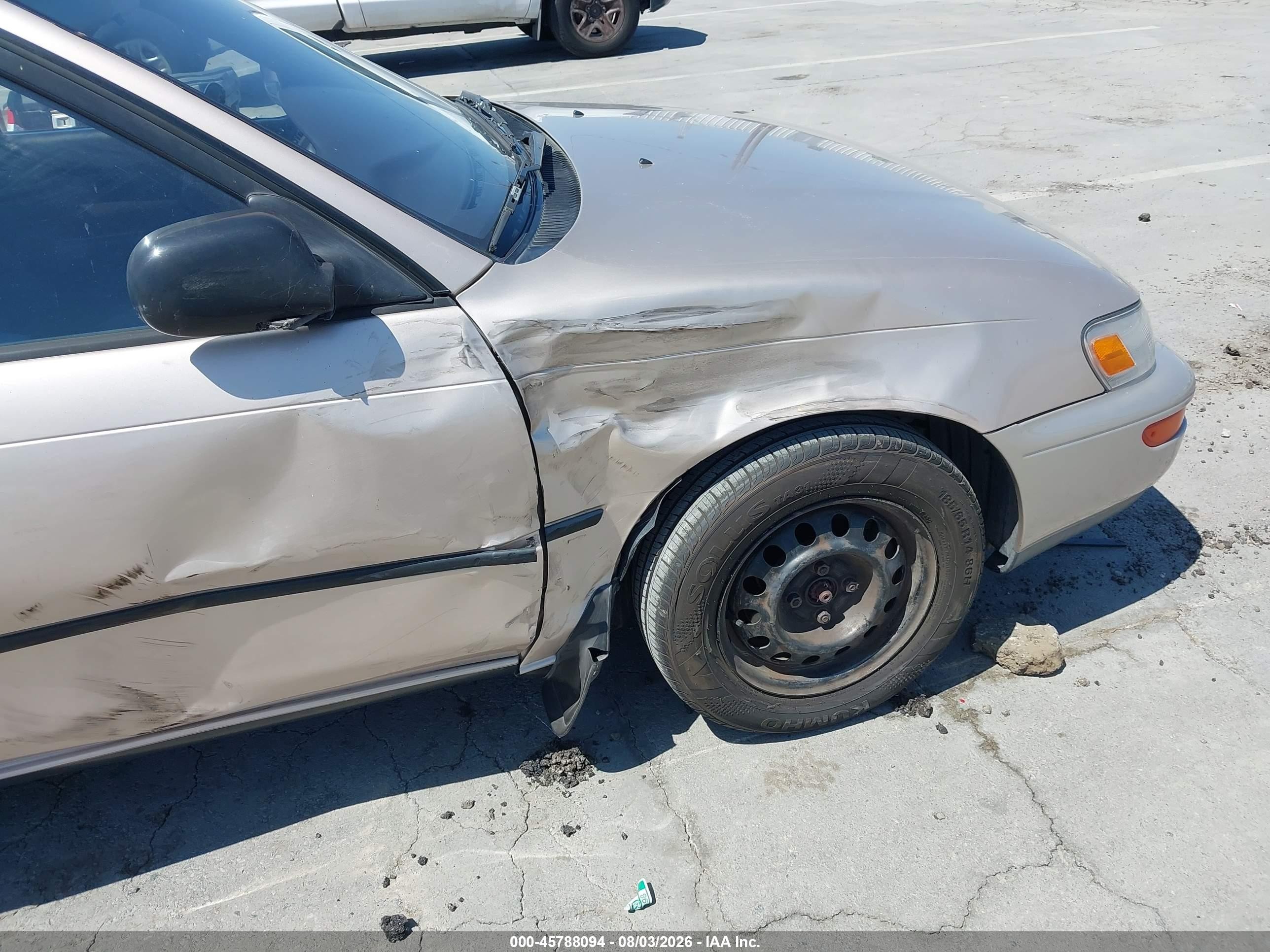 1993 Toyota Corolla Le/dx Pewter vin: JT2AE09E0P0023611