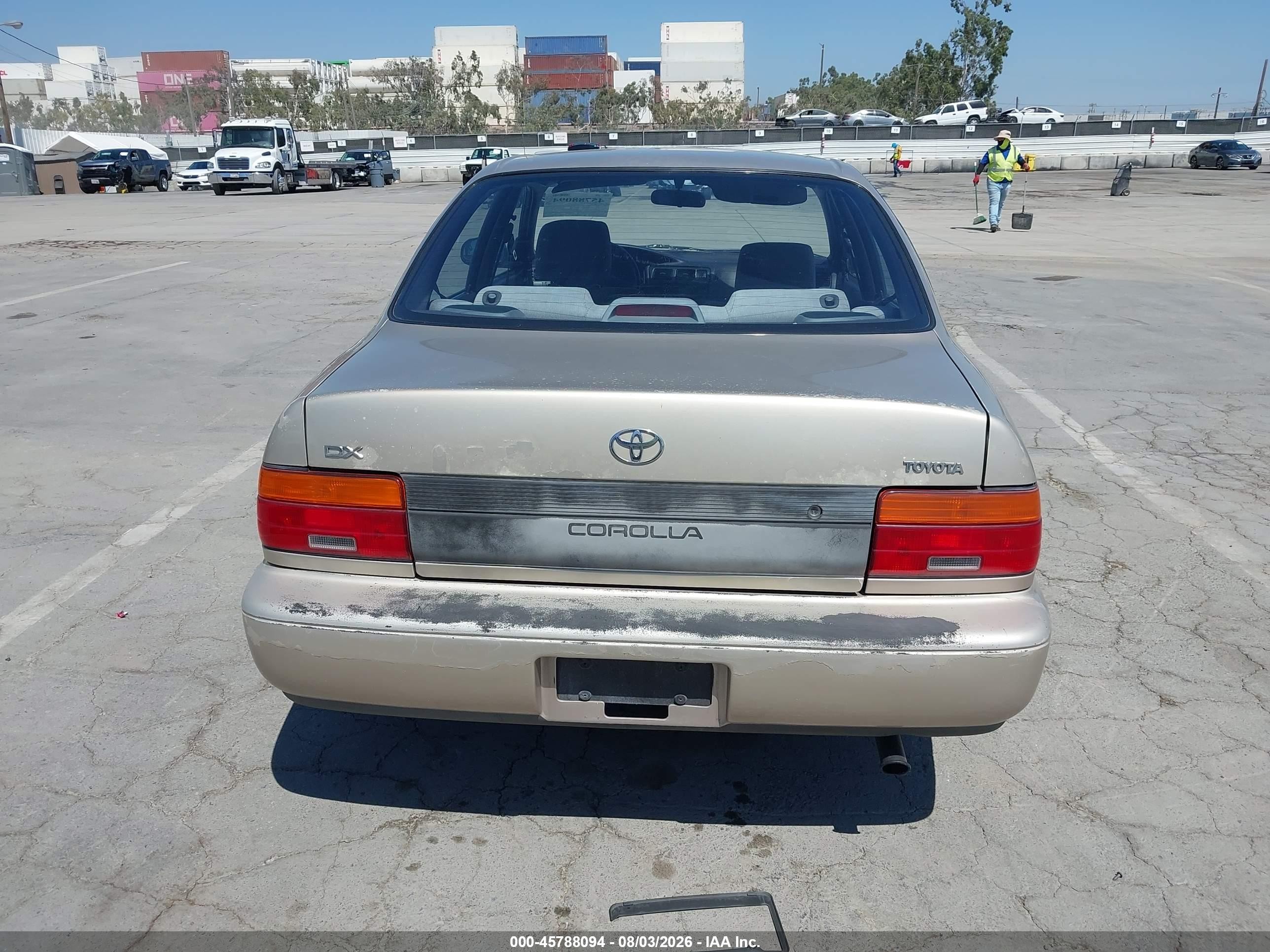 1993 Toyota Corolla Le/dx Pewter vin: JT2AE09E0P0023611