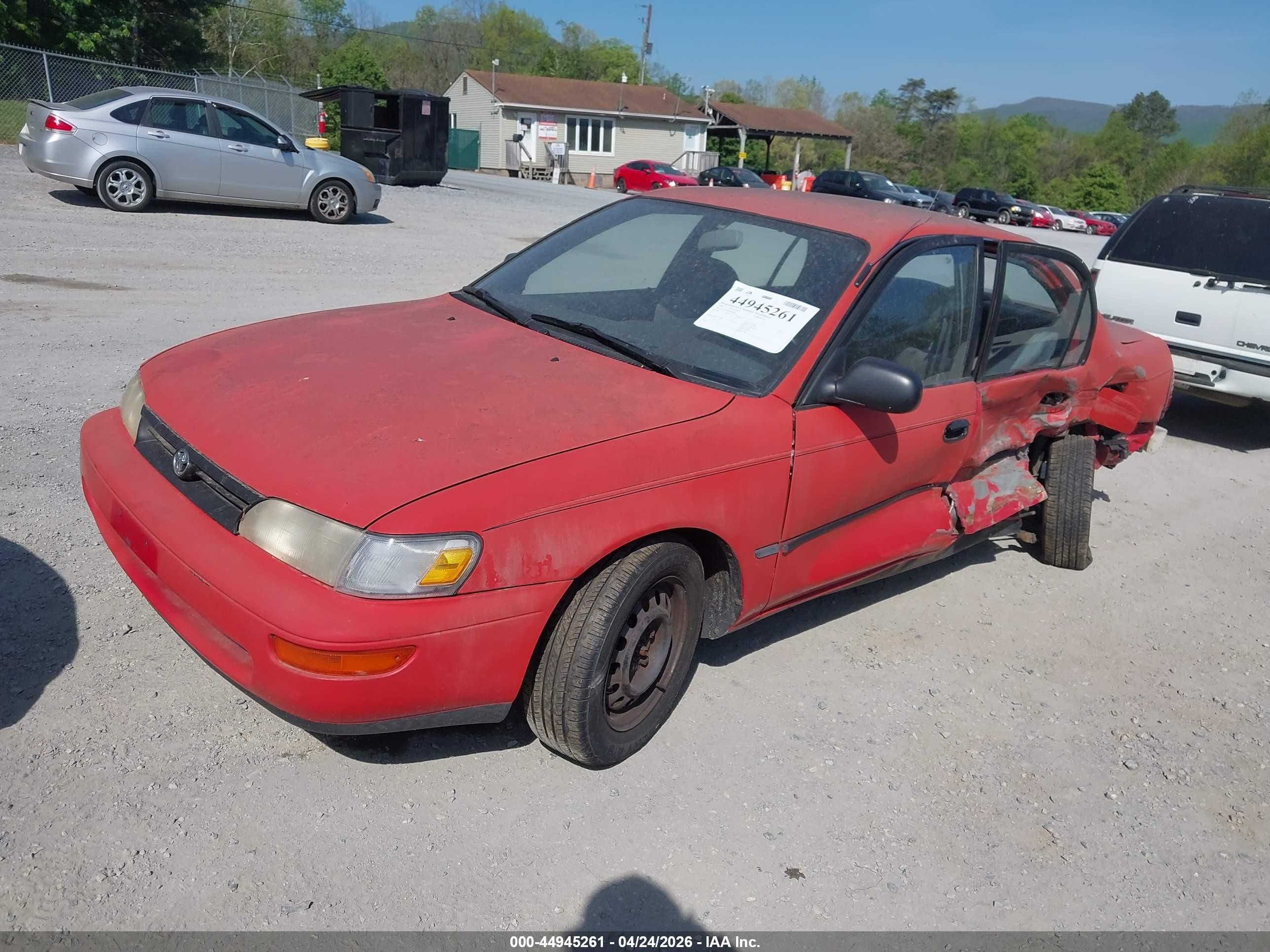 1993 Toyota Corolla Le/dx Red vin: JT2AE09E0P0032020