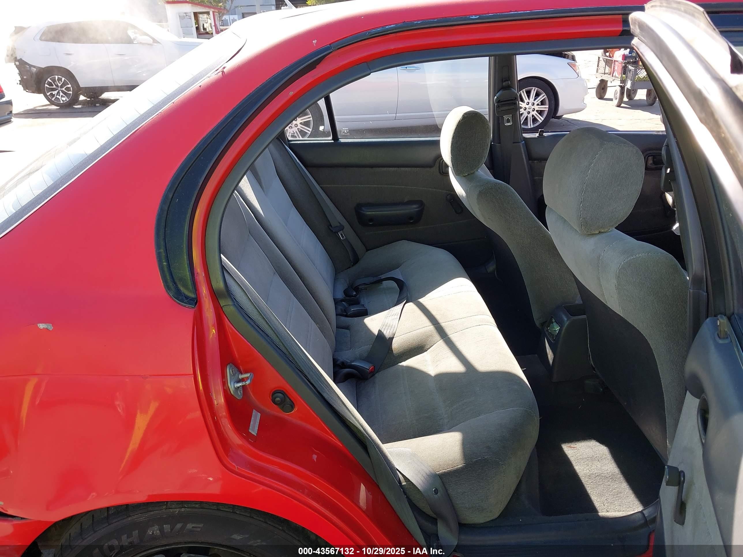 1993 Toyota Corolla Le/dx Red vin: JT2AE09E6P0028893