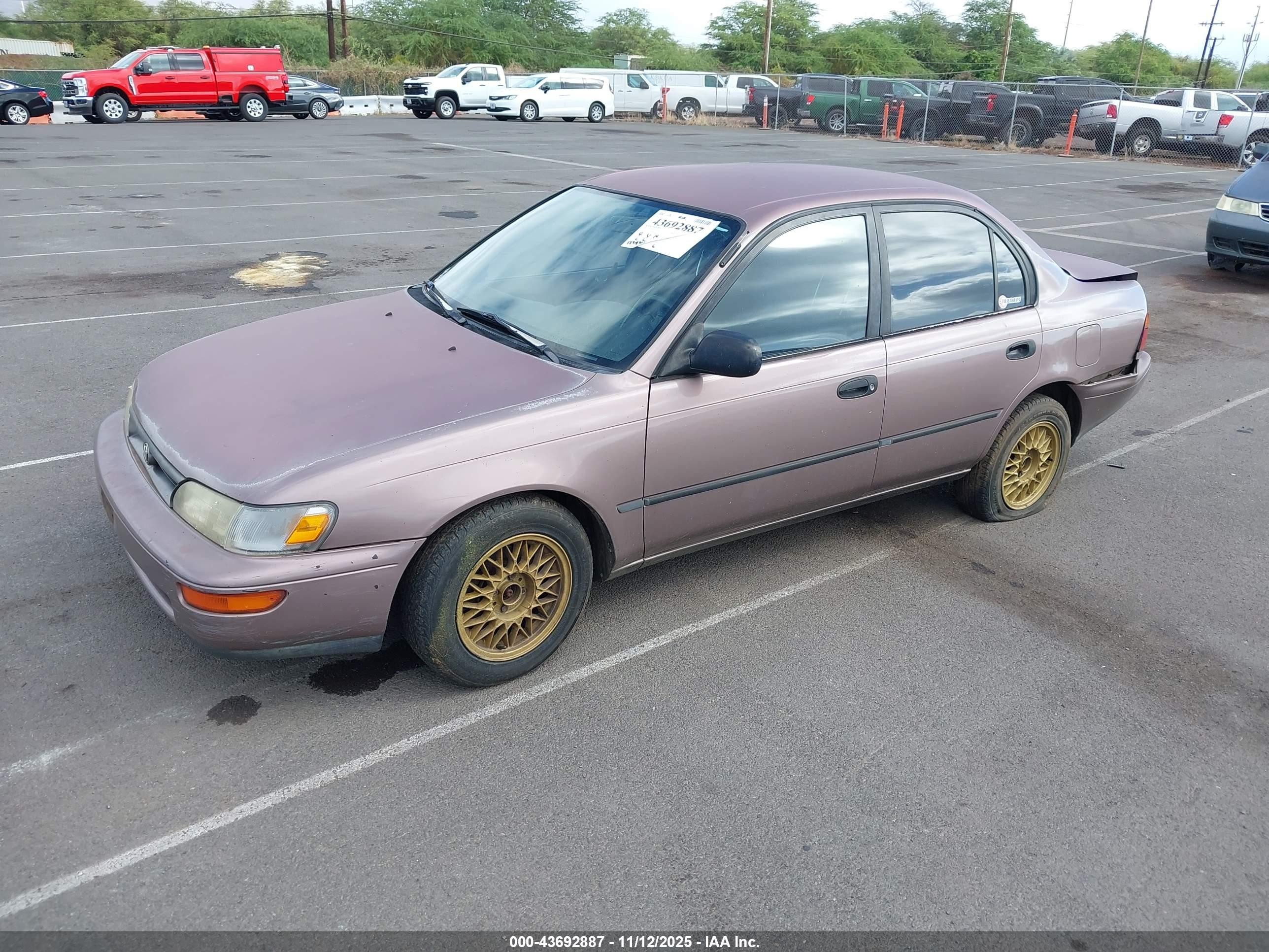1993 Toyota Corolla Le/dx Коричневый vin: JT2AE09E6P0044267