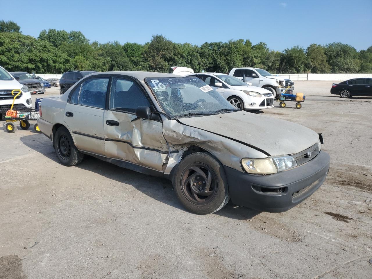 1993 Toyota Corolla Le Желто-коричневый vin: JT2AE09E7P0017384