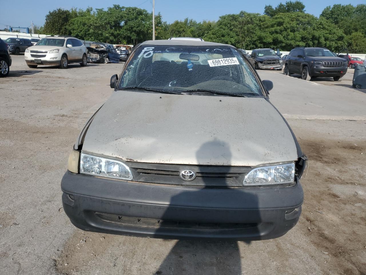 1993 Toyota Corolla Le Желто-коричневый vin: JT2AE09E7P0017384