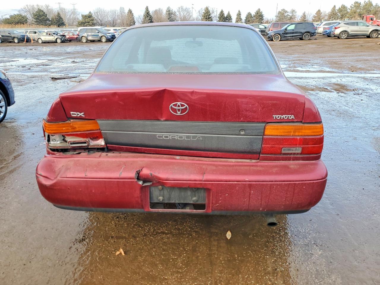 1993 Toyota Corolla Dx Темно-бордовый vin: JT2AE09E9P0029231