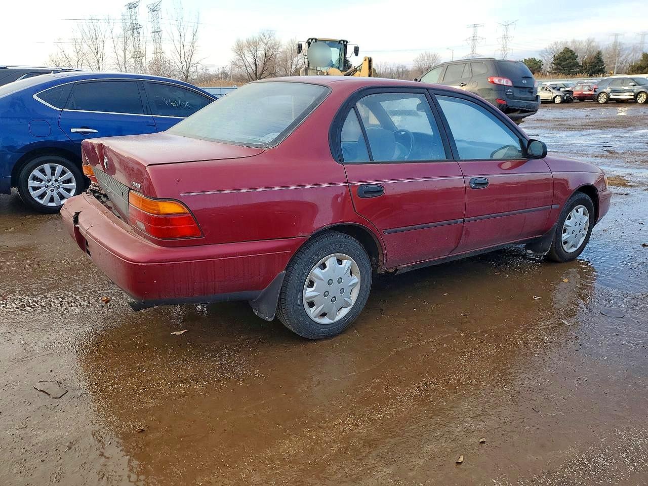 1993 Toyota Corolla Dx Темно-бордовый vin: JT2AE09E9P0029231
