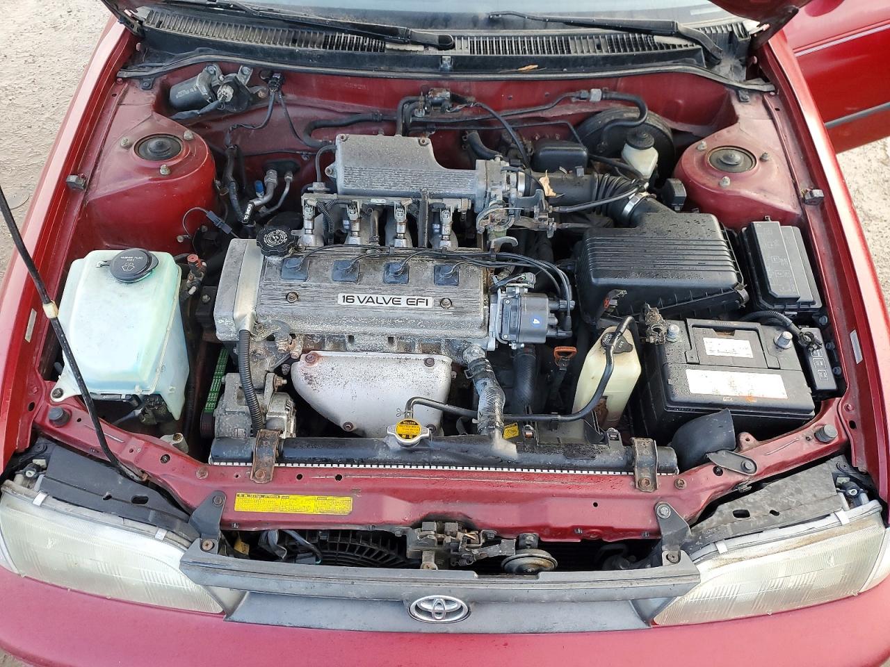 1993 Toyota Corolla Dx Темно-бордовый vin: JT2AE09E9P0029231
