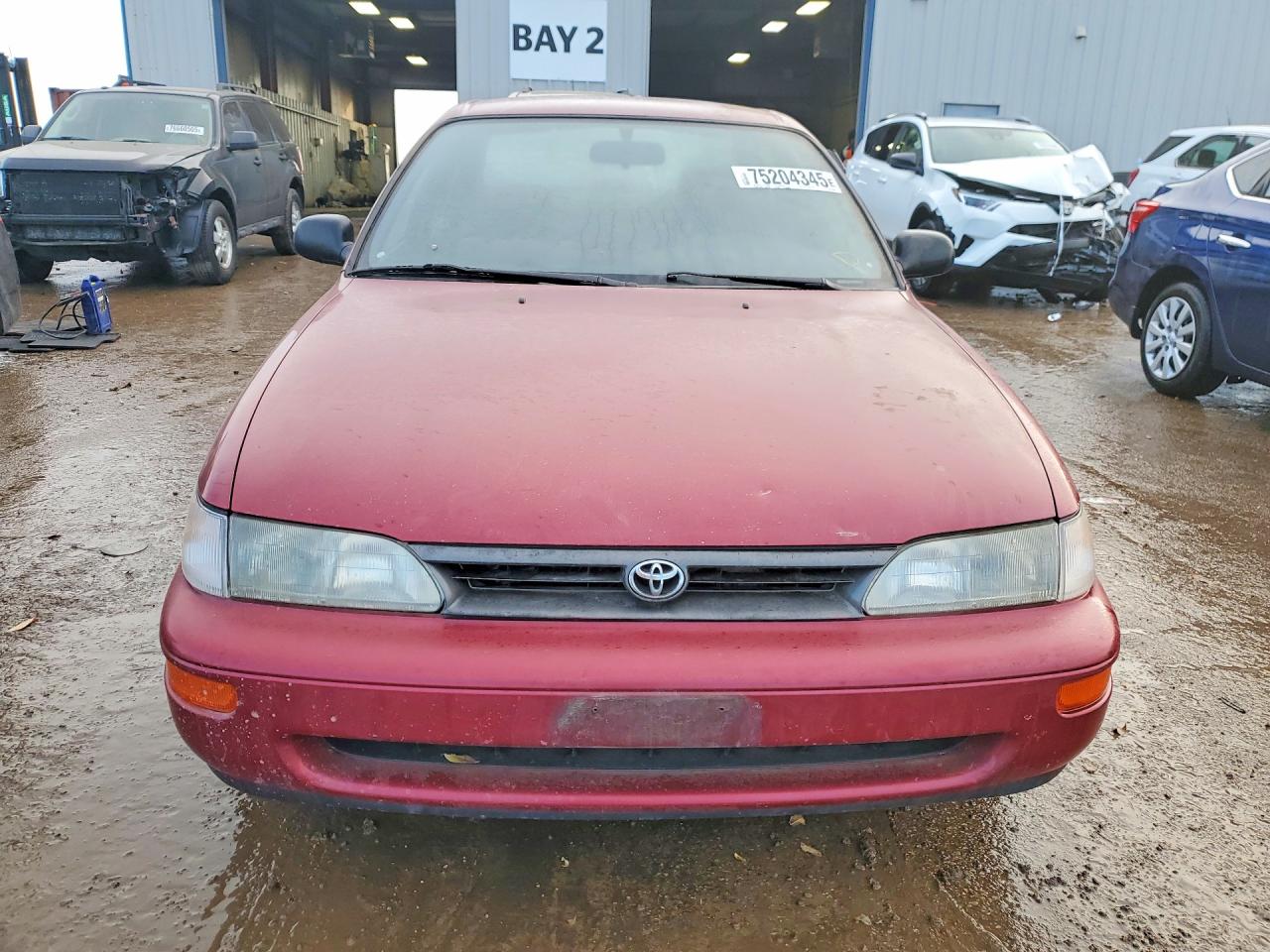 1993 Toyota Corolla Dx Темно-бордовый vin: JT2AE09E9P0029231