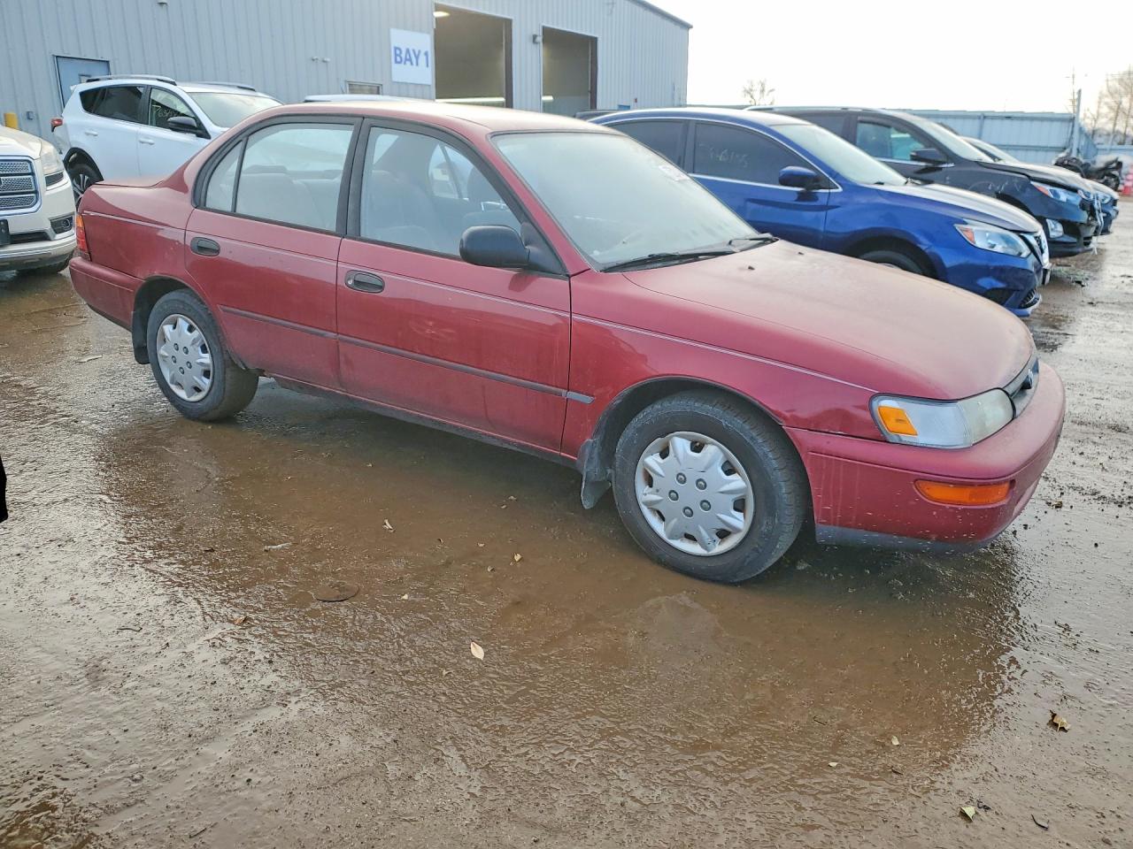 1993 Toyota Corolla Dx Темно-бордовый vin: JT2AE09E9P0029231